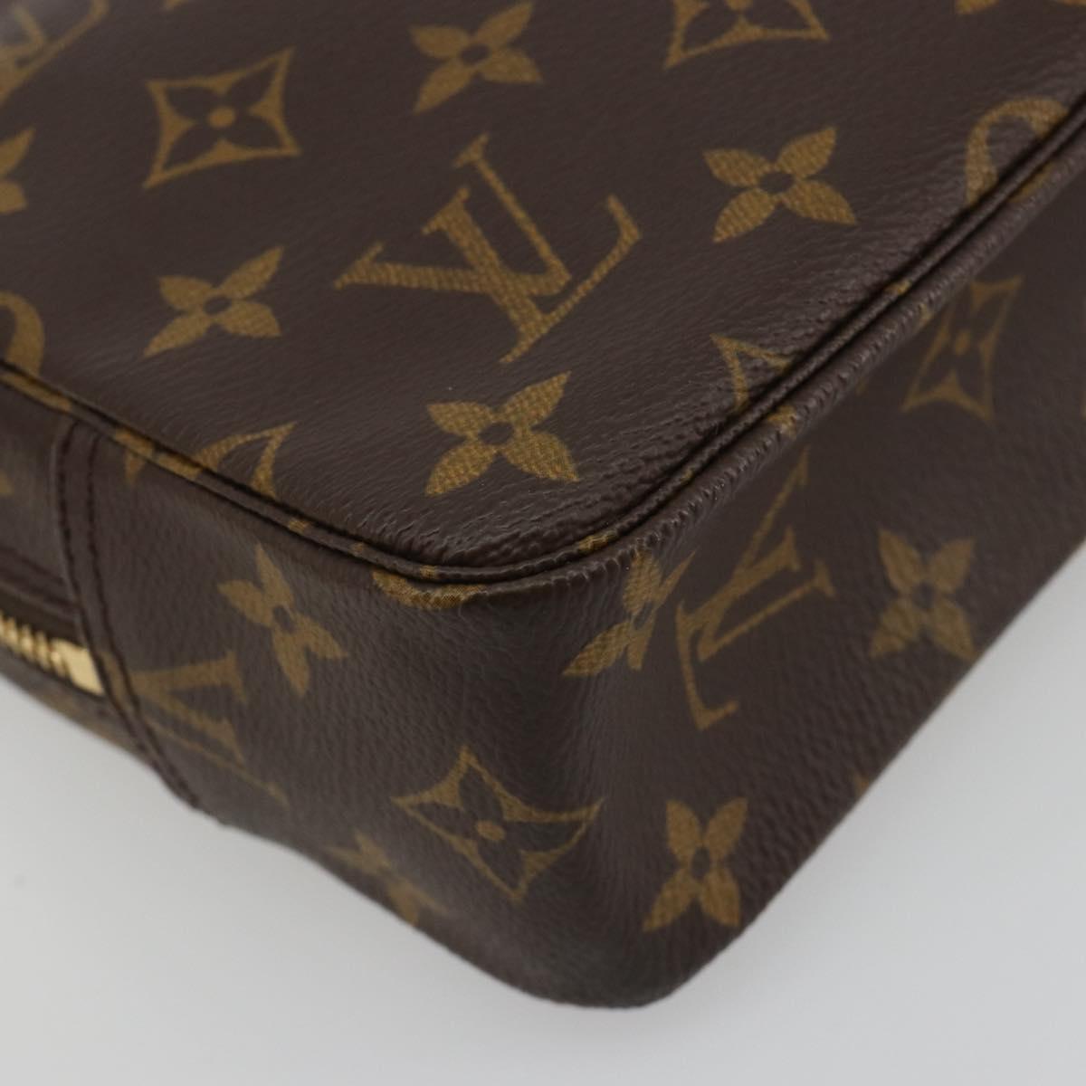 LOUIS VUITTON Monogram Trousse Toilette 23 Clutch Bag M47524 LV Auth 192991