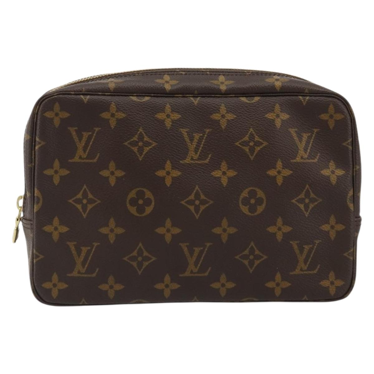 LOUIS VUITTON Monogram Trousse Toilette 23 Clutch Bag M47524 LV Auth 192991