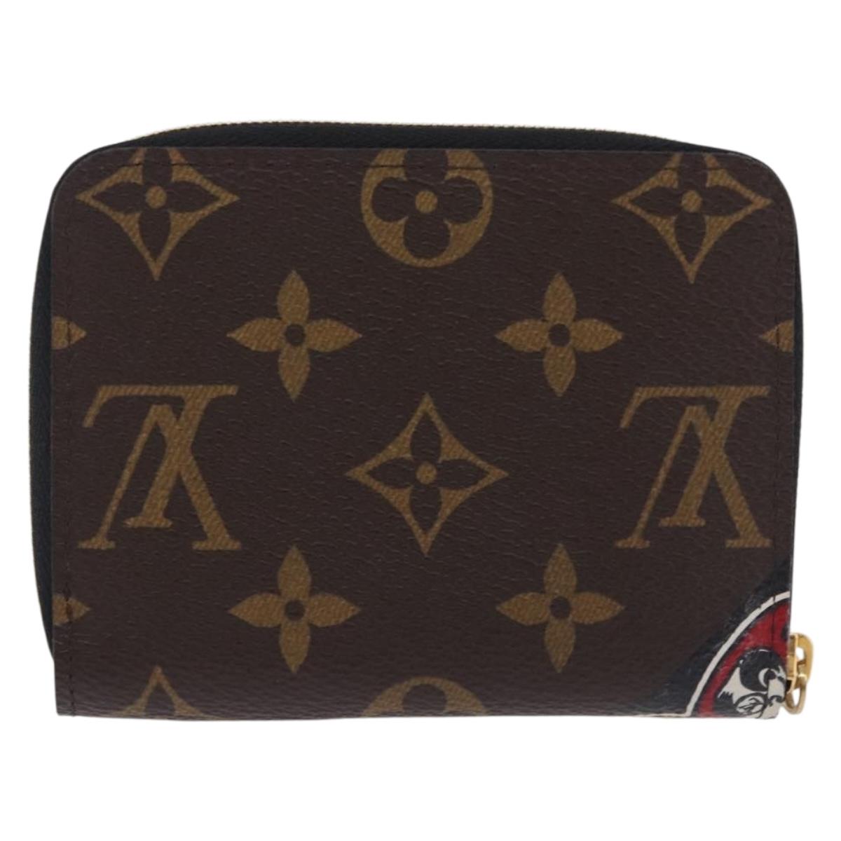 LOUIS VUITTON Monogram Zippy Coin Purse Yamamoto Hirosai M67250 LV Auth 192992M