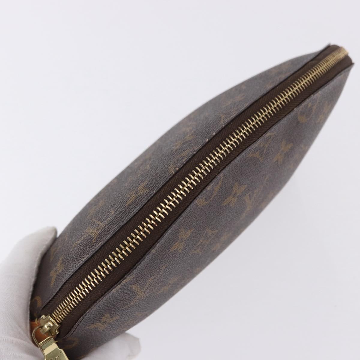 LOUIS VUITTON Monogram Pochette Cosmetic GM Cosmetic Pouch M47353 Auth 192996A