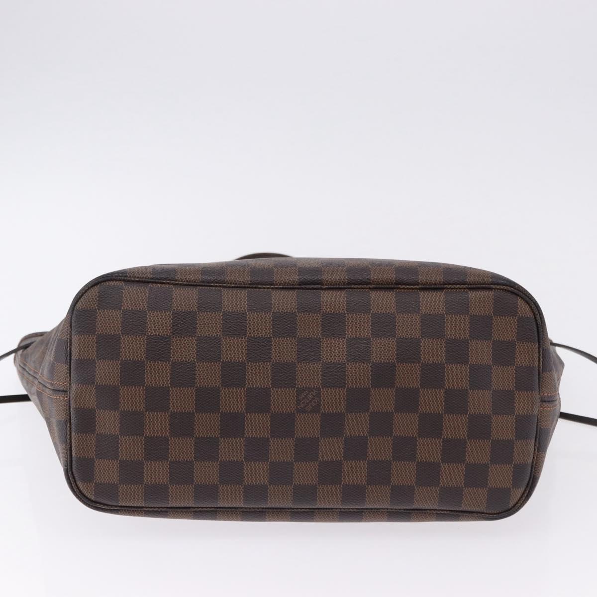 LOUIS VUITTON Damier Ebene Neverfull MM Tote Bag N51105 LV Auth 192997A