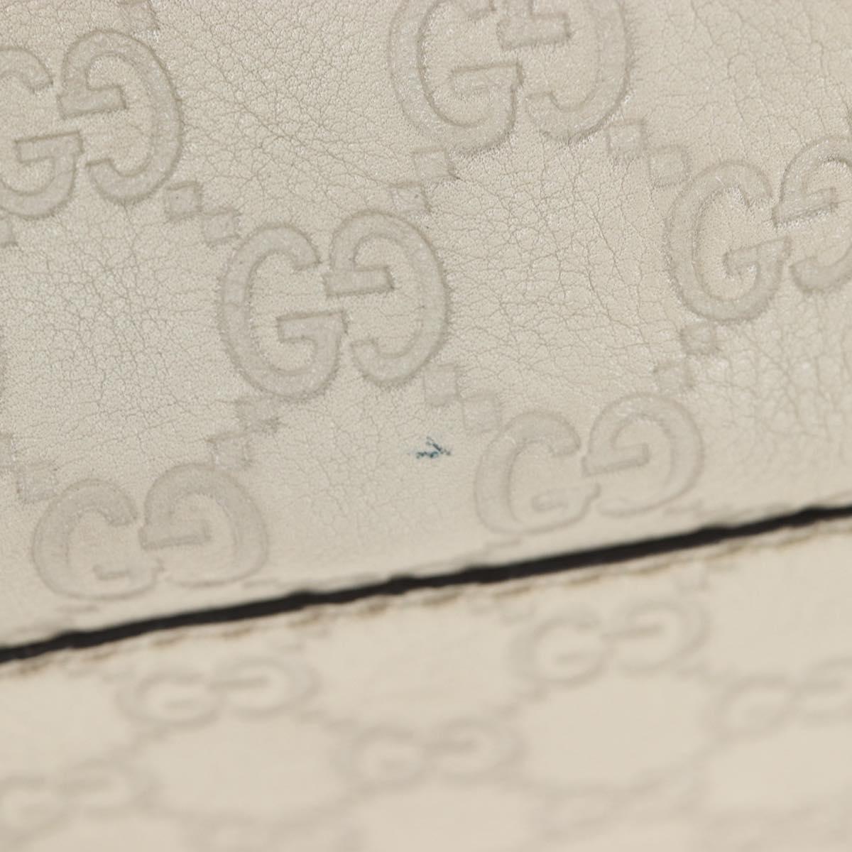 GUCCI GG Canvas Guccissima Sukey Hand Bag Leather Beige Gold 211943 Auth 192998V
