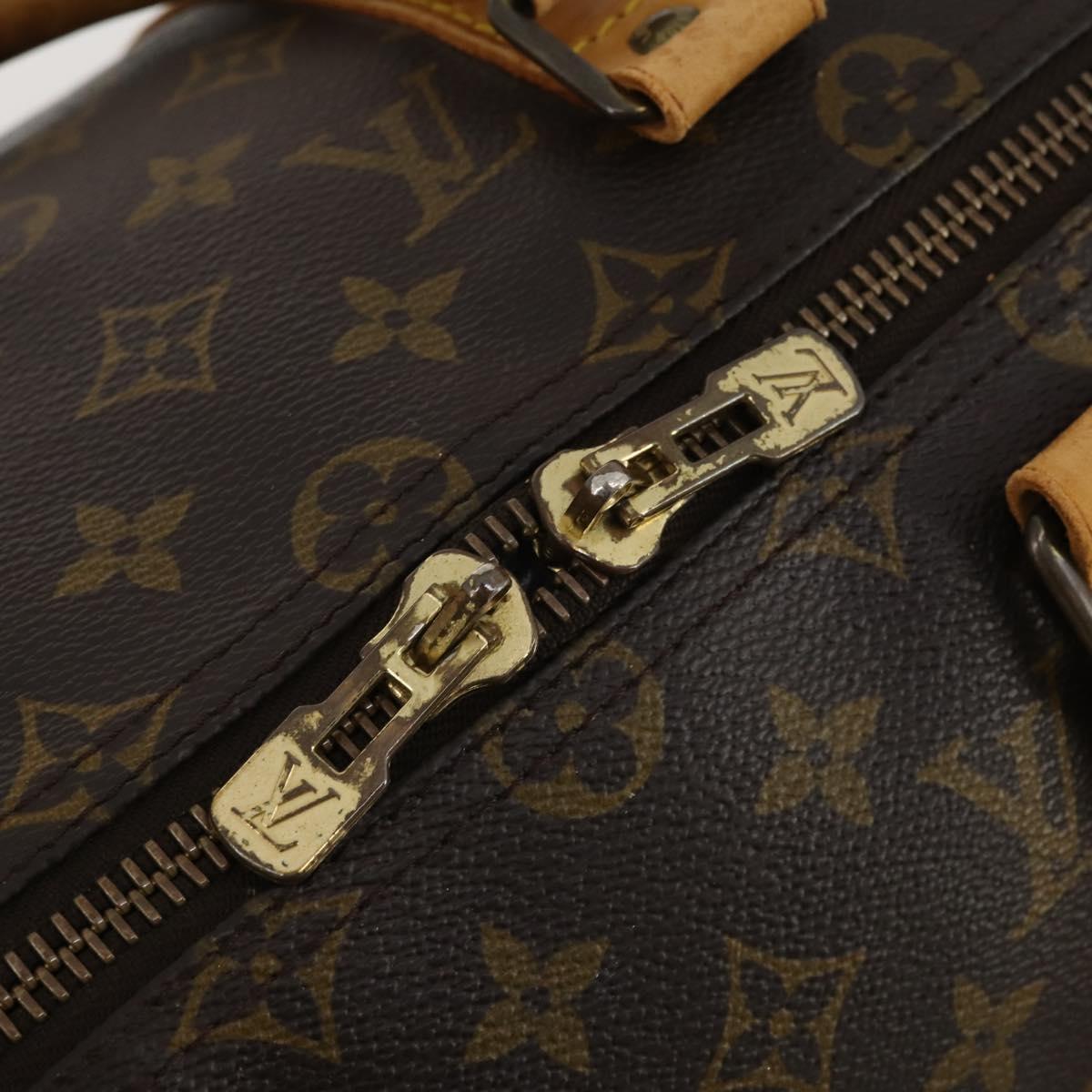 LOUIS VUITTON Monogram Keepall 50 Boston Bag M41426 LV Auth 193006