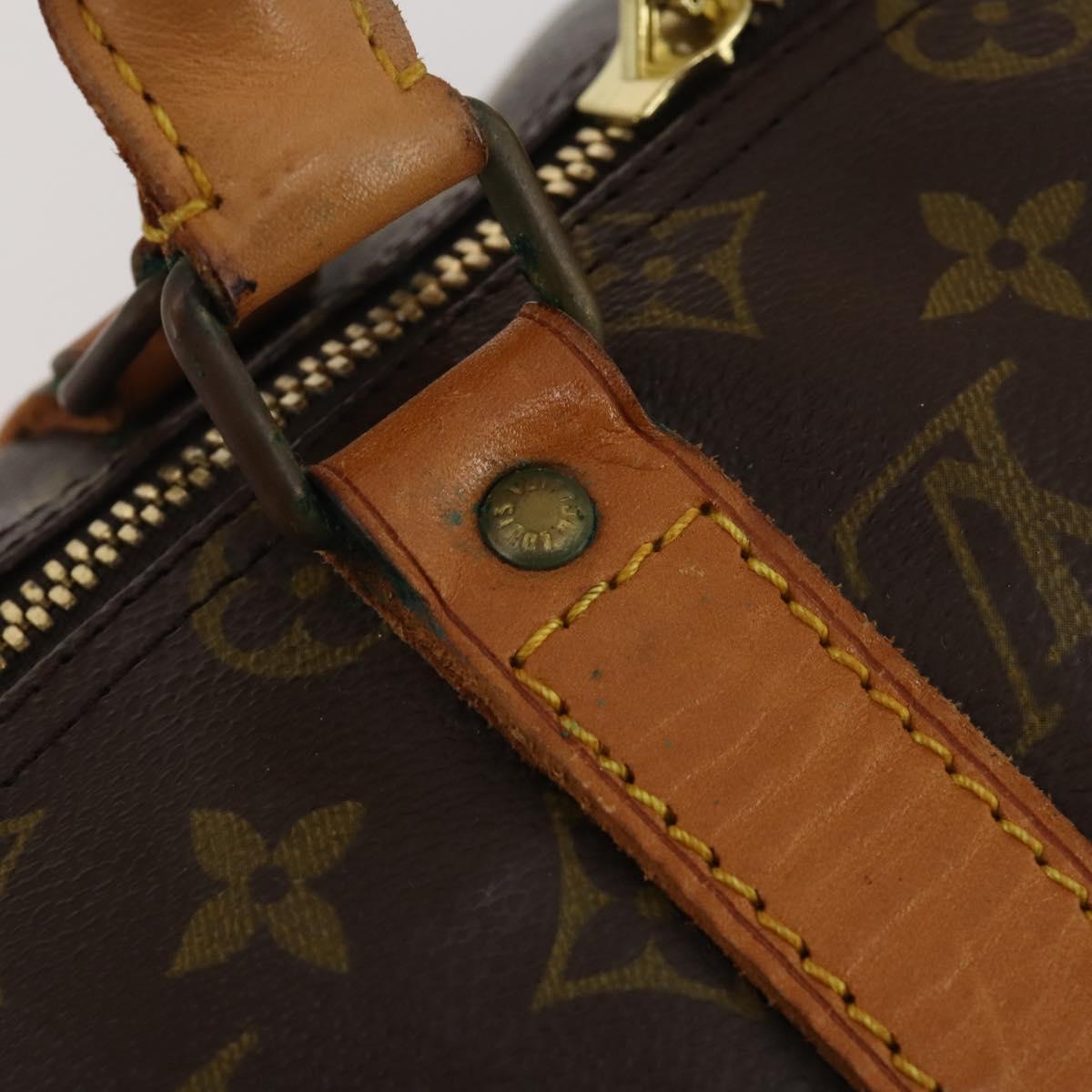 LOUIS VUITTON Monogram Keepall 50 Boston Bag M41426 LV Auth 193007A