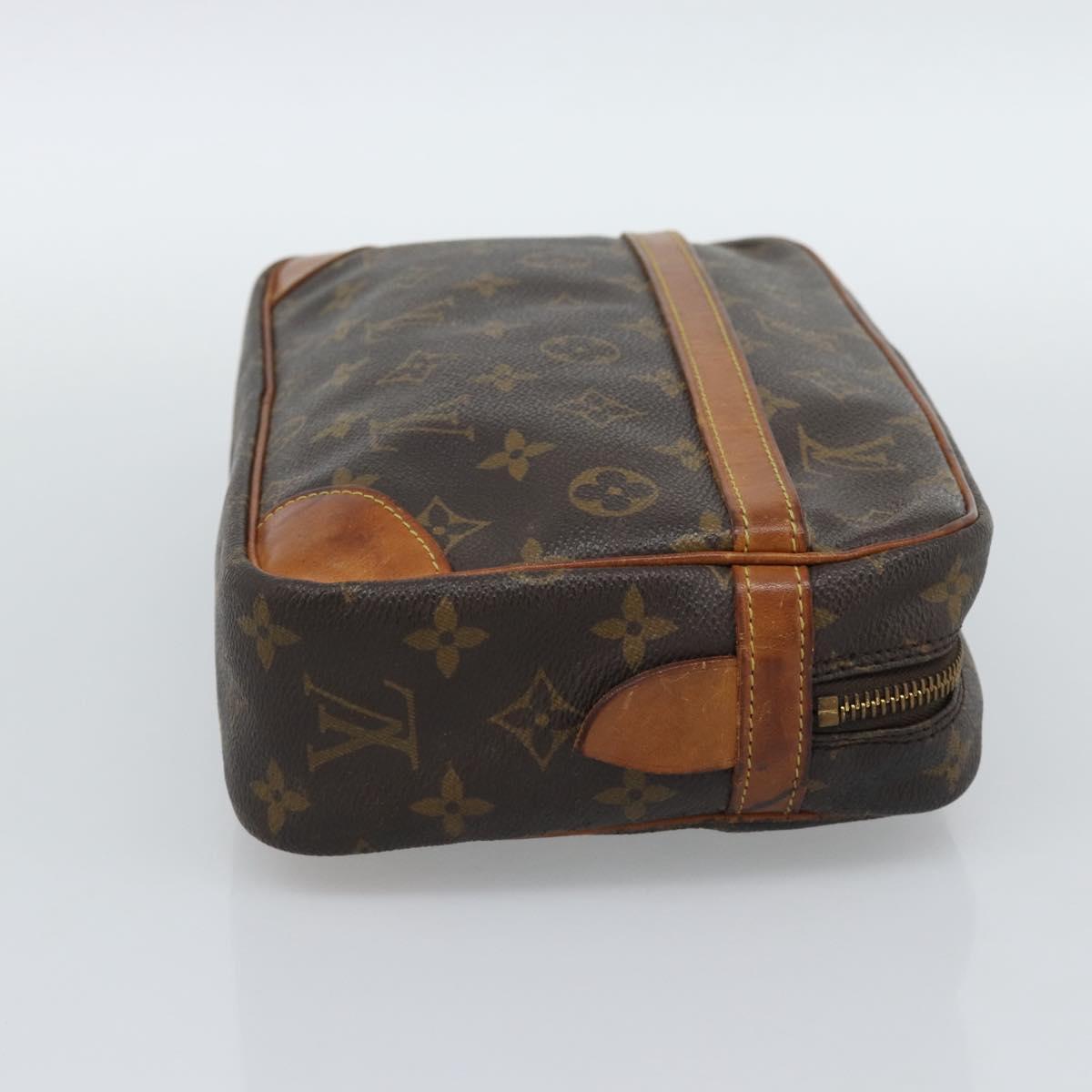 LOUIS VUITTON Monogram Compiegne 28 Clutch Bag M51845 LV Auth 193008