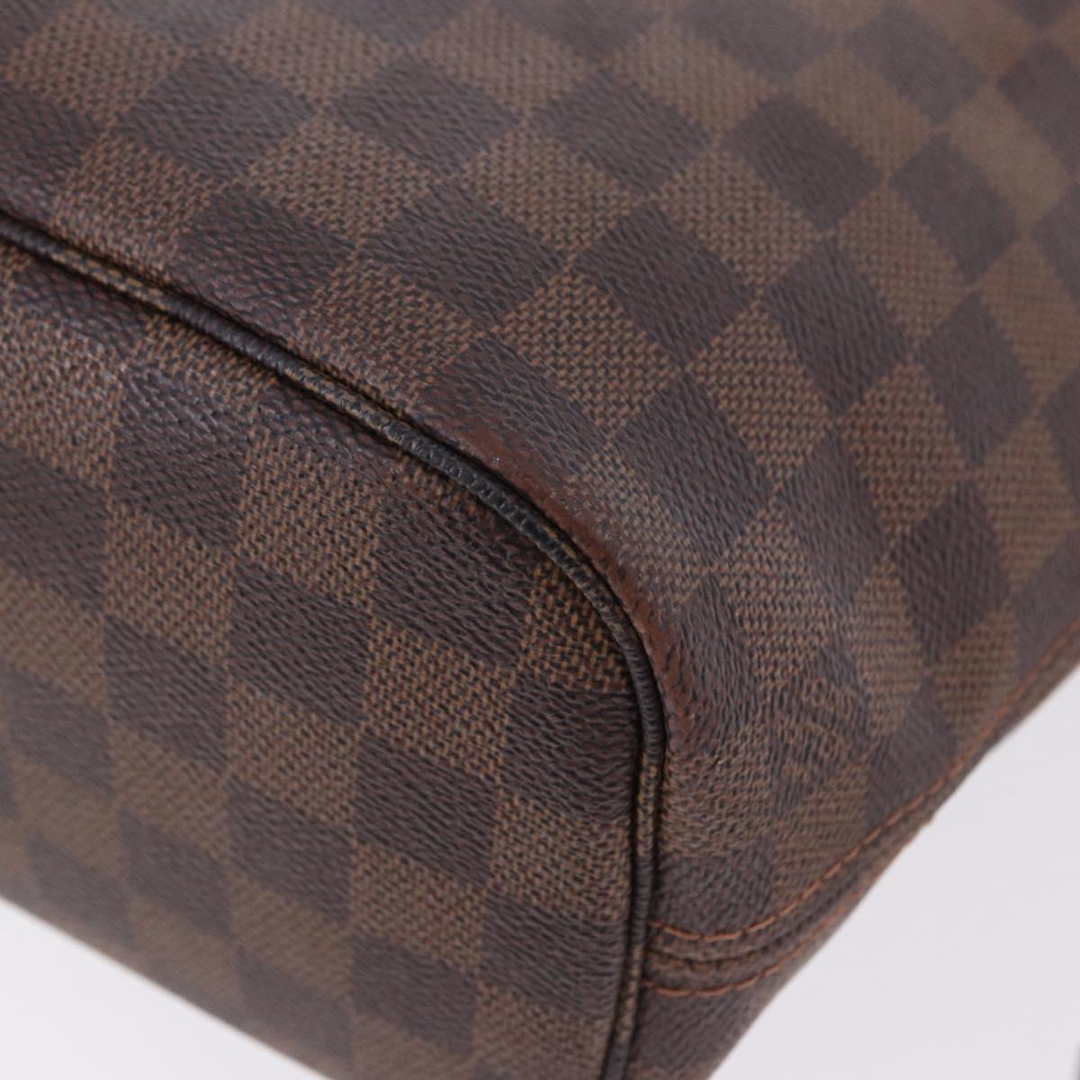 LOUIS VUITTON Damier Ebene Neverfull PM Tote Bag N51109 LV Auth 193009A