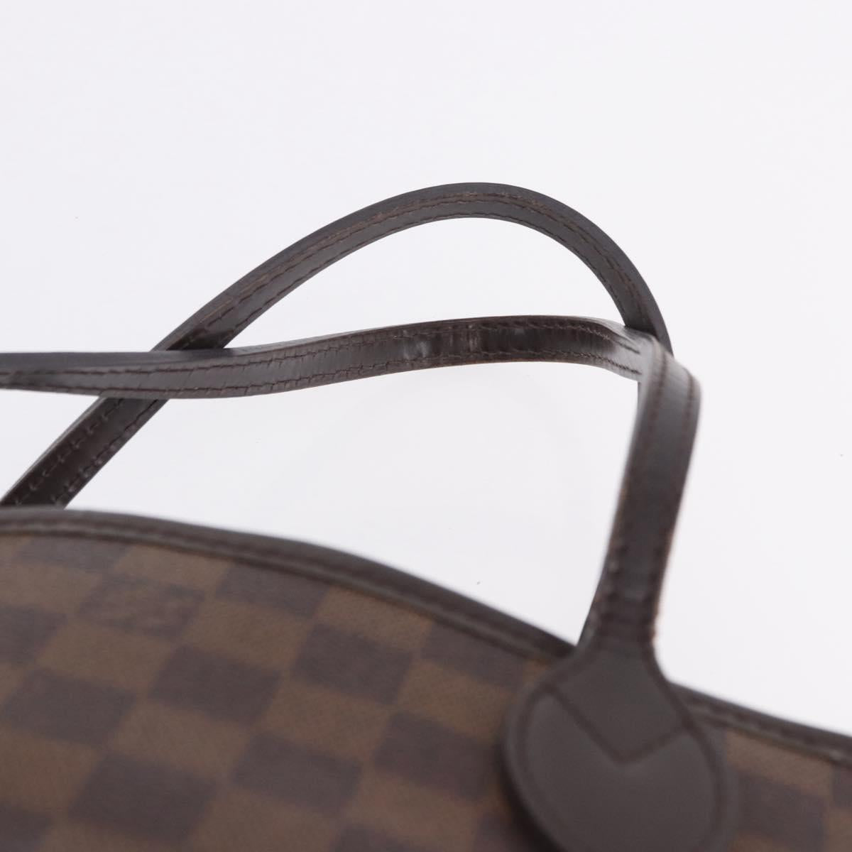 LOUIS VUITTON Damier Ebene Neverfull PM Tote Bag N51109 LV Auth 193009A