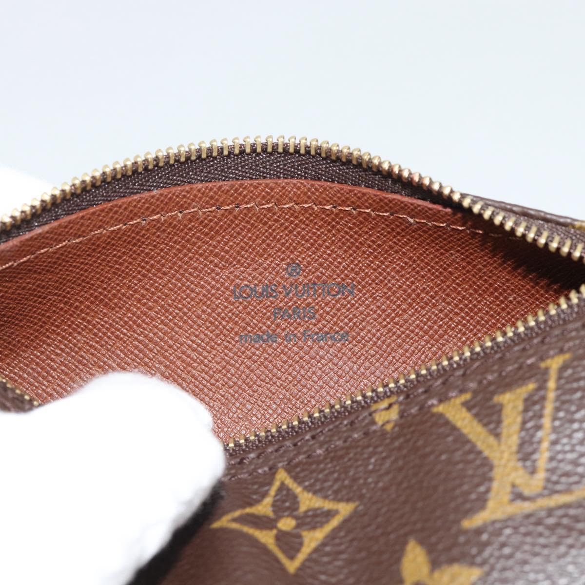 LOUIS VUITTON Monogram Papillon Pouch LV Auth 193015