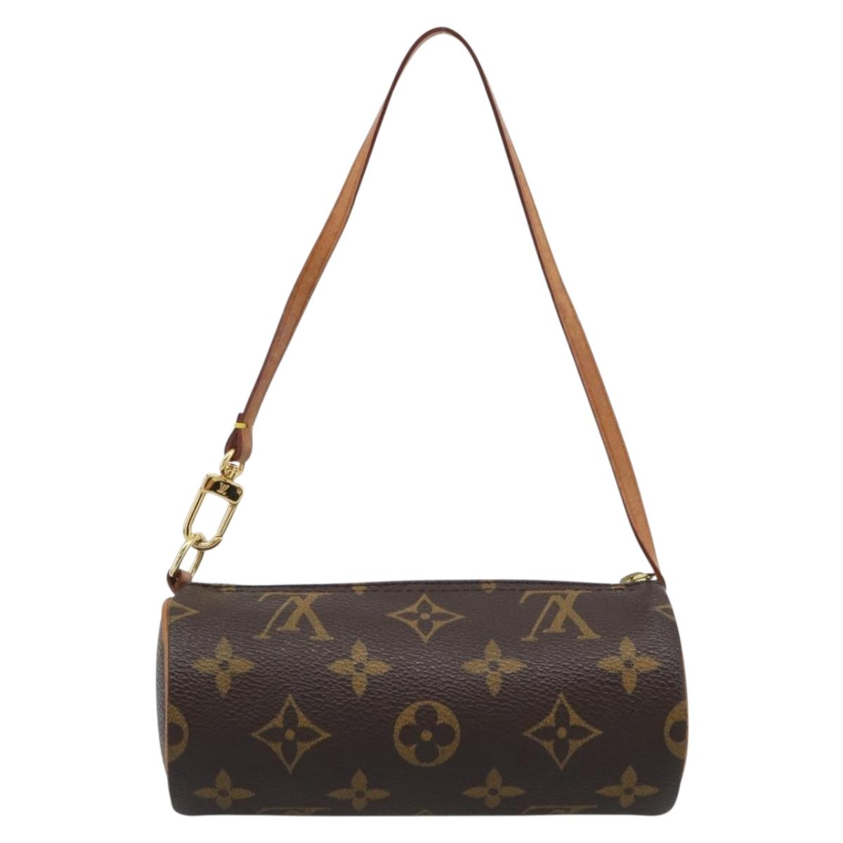 LOUIS VUITTON Monogram Papillon Pouch LV Auth 193015