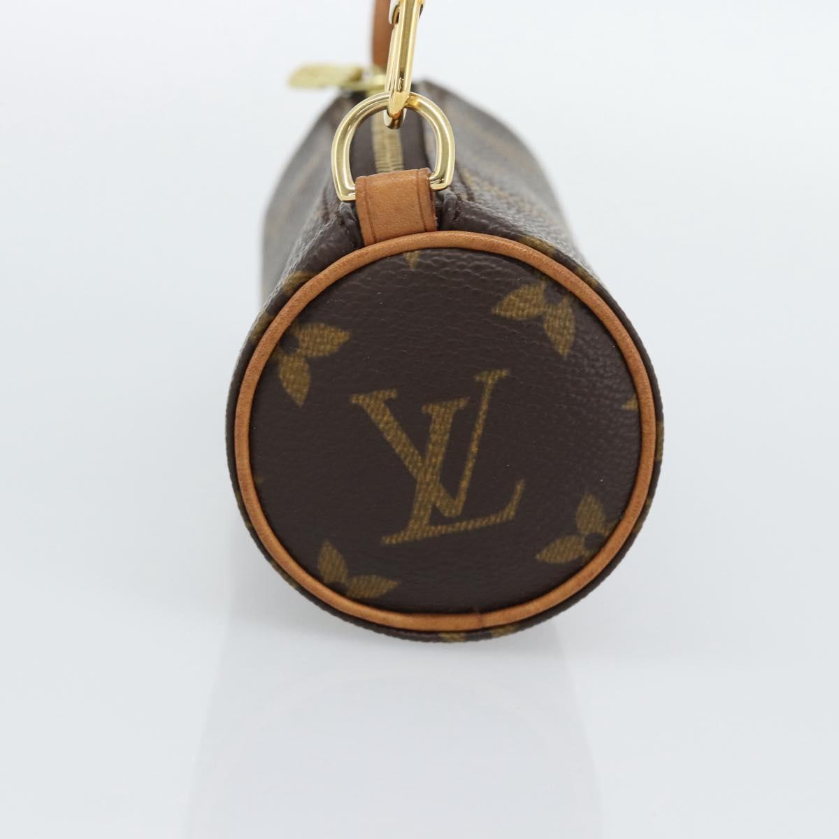 LOUIS VUITTON Monogram Papillon Pouch LV Auth 193015