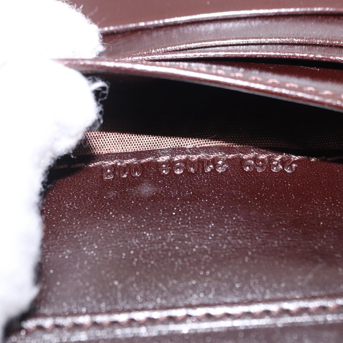FENDI Zucca Canvas Mamma Baguette Wallet Black Brown Auth 193019V
