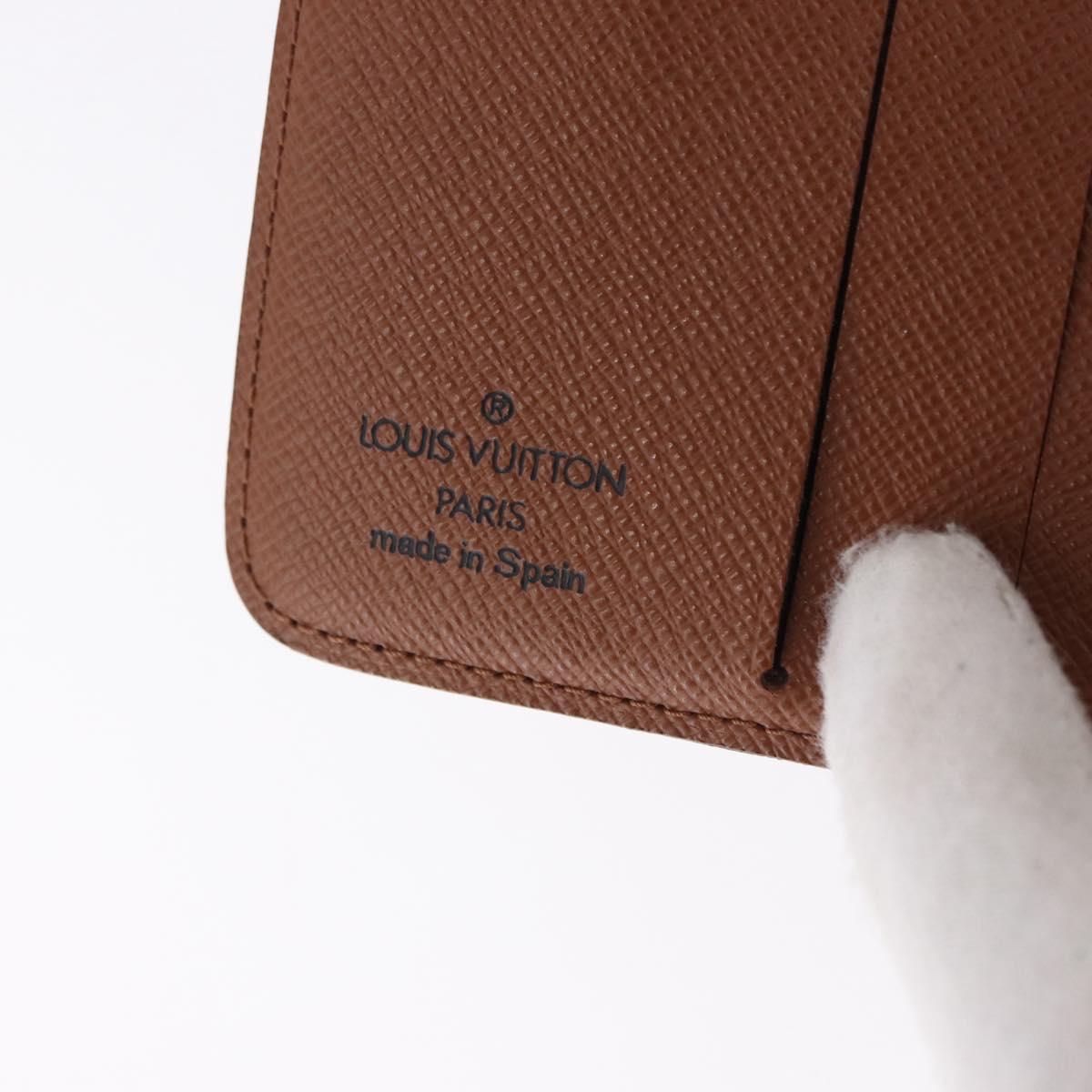 LOUIS VUITTON Monogram Compact Zip Wallet M61667 LV Auth 193020A