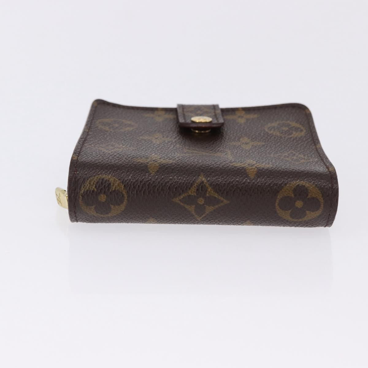 LOUIS VUITTON Monogram Compact Zip Wallet M61667 LV Auth 193020A