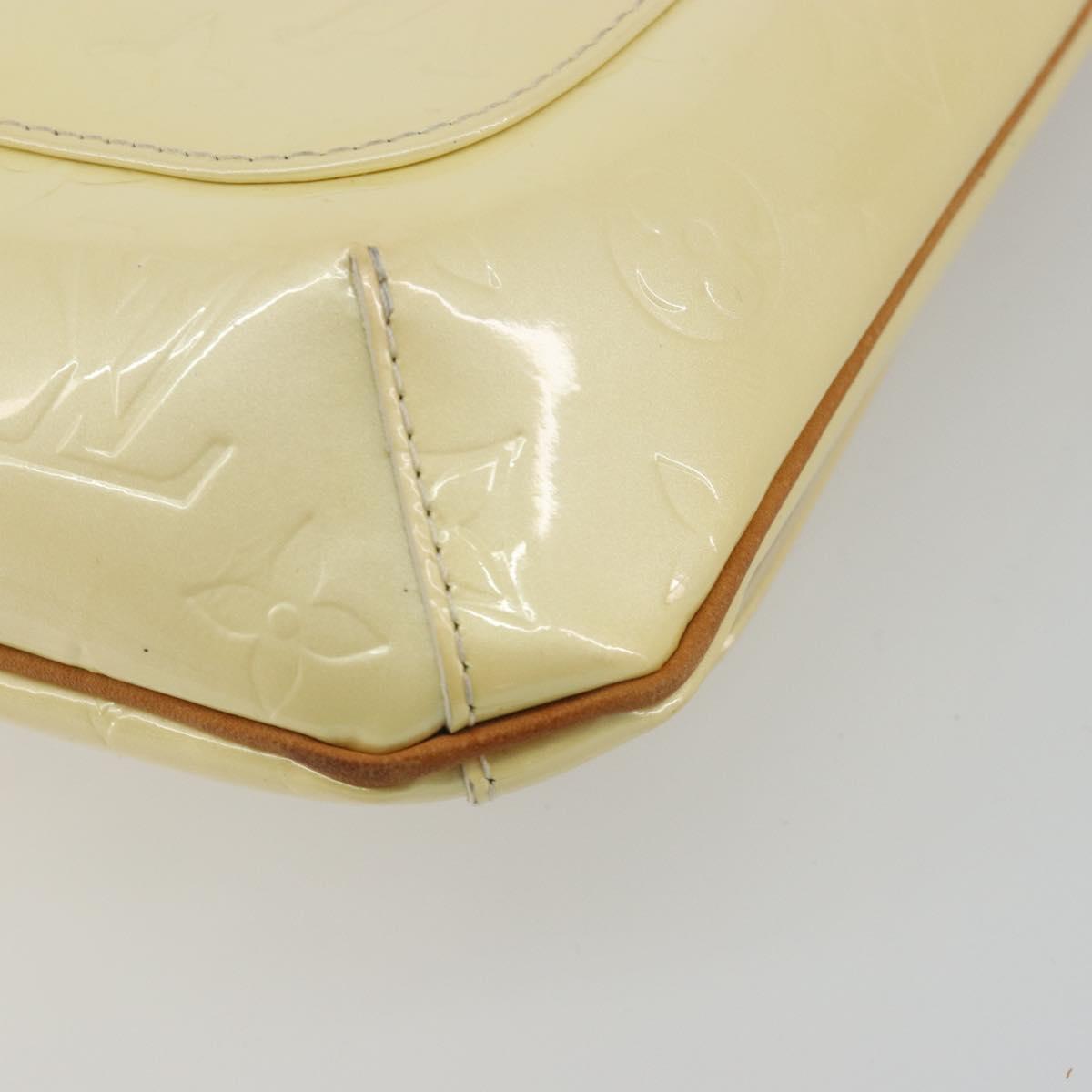 LOUIS VUITTON Monogram Vernis Thompson Street Bag Perle M91203 LV Auth 193024