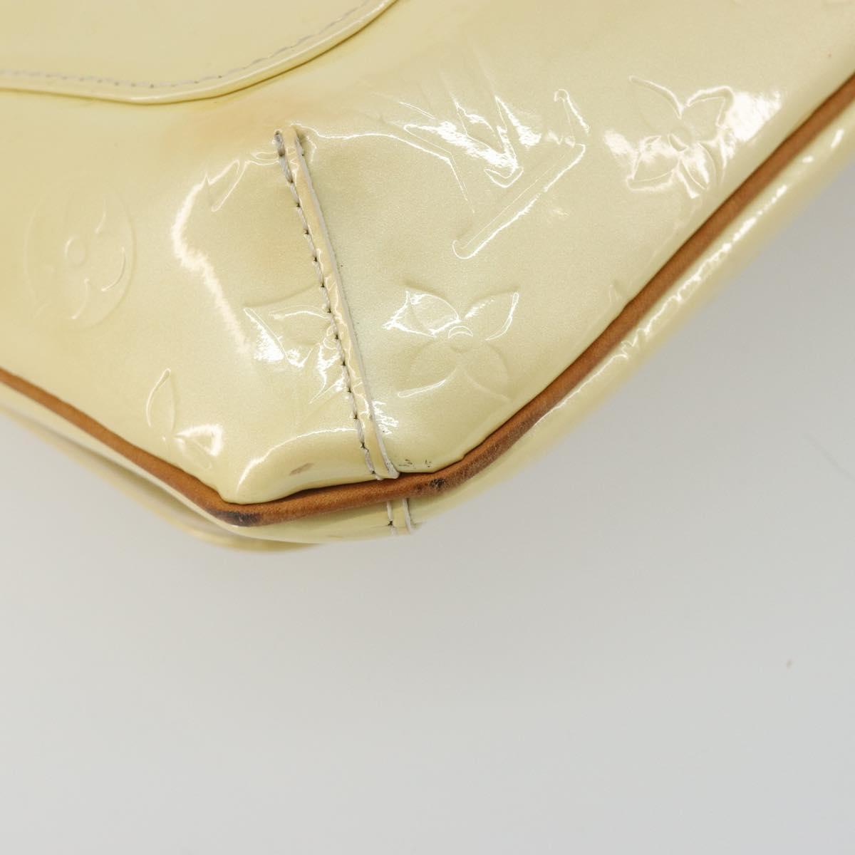 LOUIS VUITTON Monogram Vernis Thompson Street Bag Perle M91203 LV Auth 193024