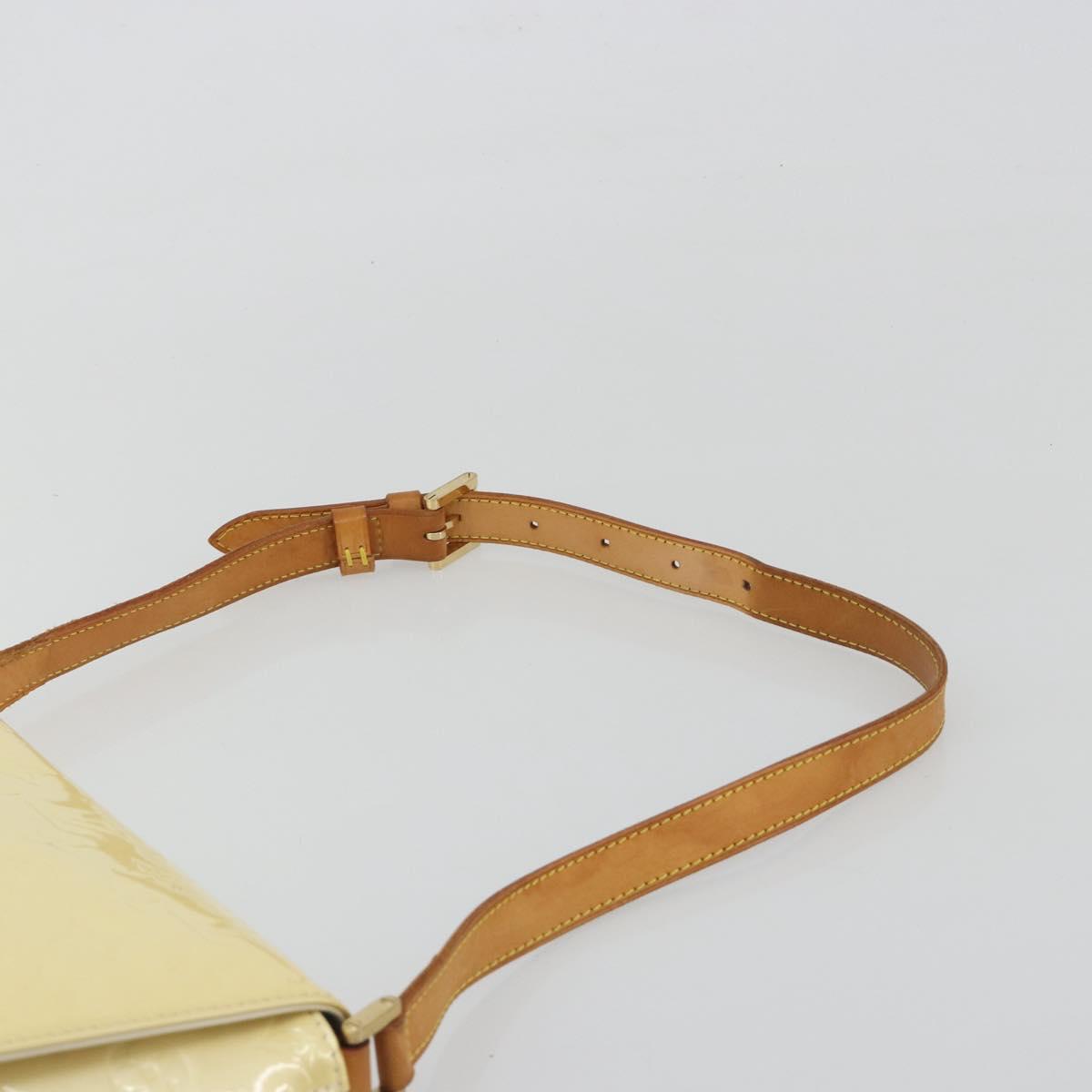 LOUIS VUITTON Monogram Vernis Thompson Street Bag Perle M91203 LV Auth 193024