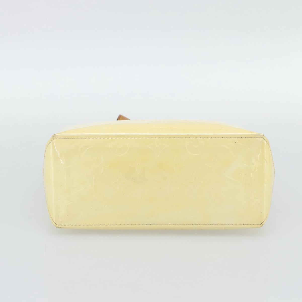 LOUIS VUITTON Monogram Vernis Reade PM Hand Bag Perle M91336 LV Auth 193025