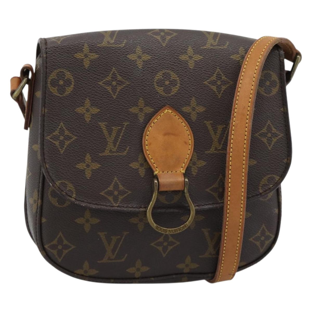 LOUIS VUITTON Monogram Saint Cloud MM Shoulder Bag M51243 LV Auth 193034