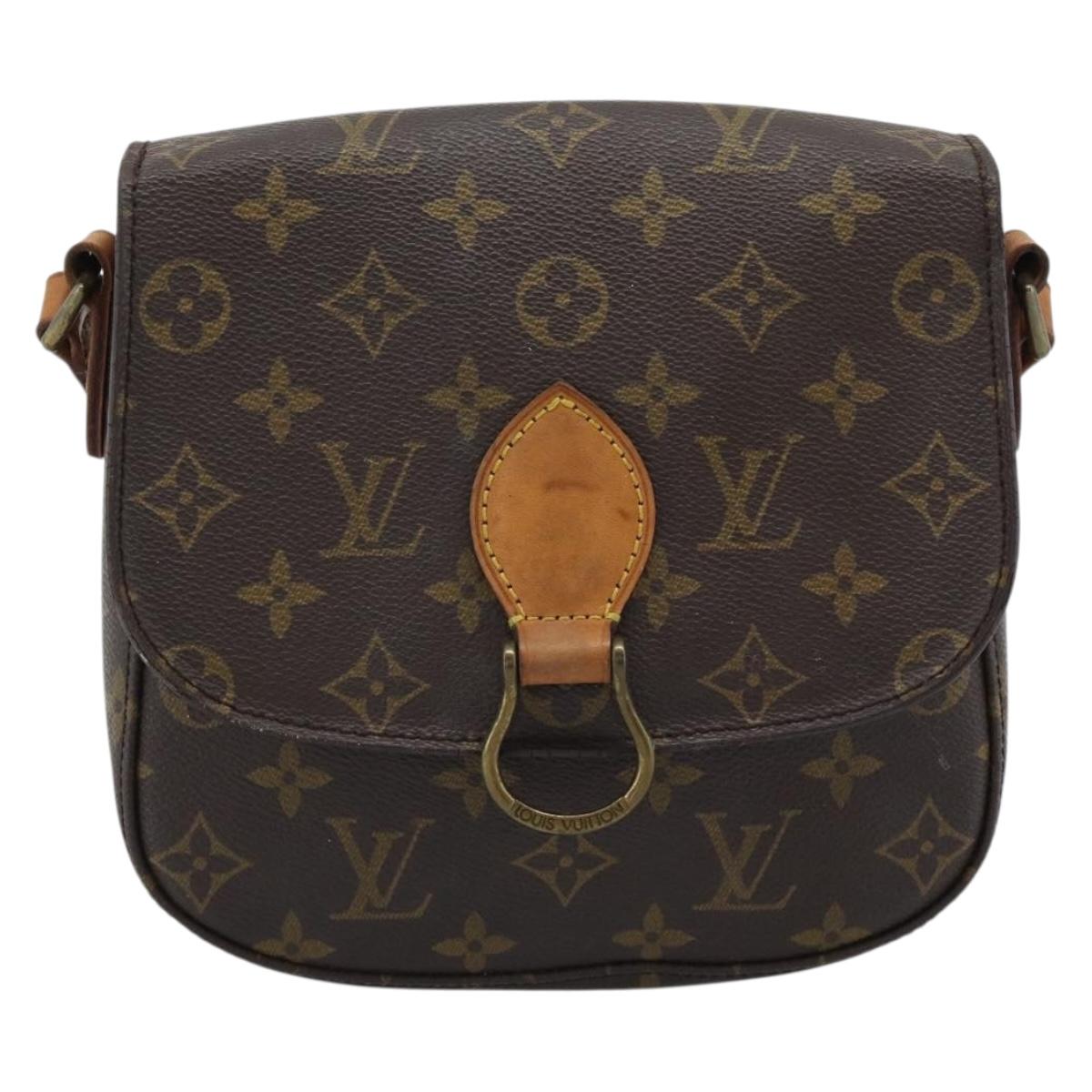 LOUIS VUITTON Monogram Saint Cloud MM Shoulder Bag M51243 LV Auth 193034
