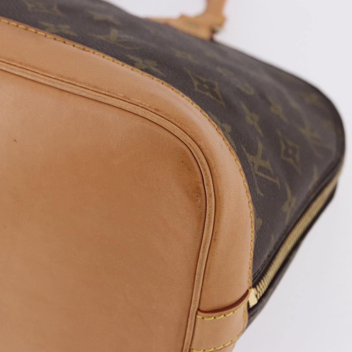 LOUIS VUITTON Monogram Alma Hand Bag M51130 LV Auth 193035A