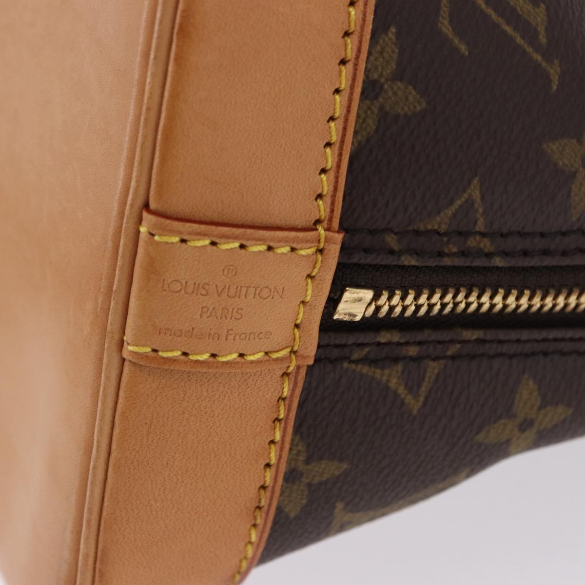 LOUIS VUITTON Monogram Alma Hand Bag M51130 LV Auth 193035A