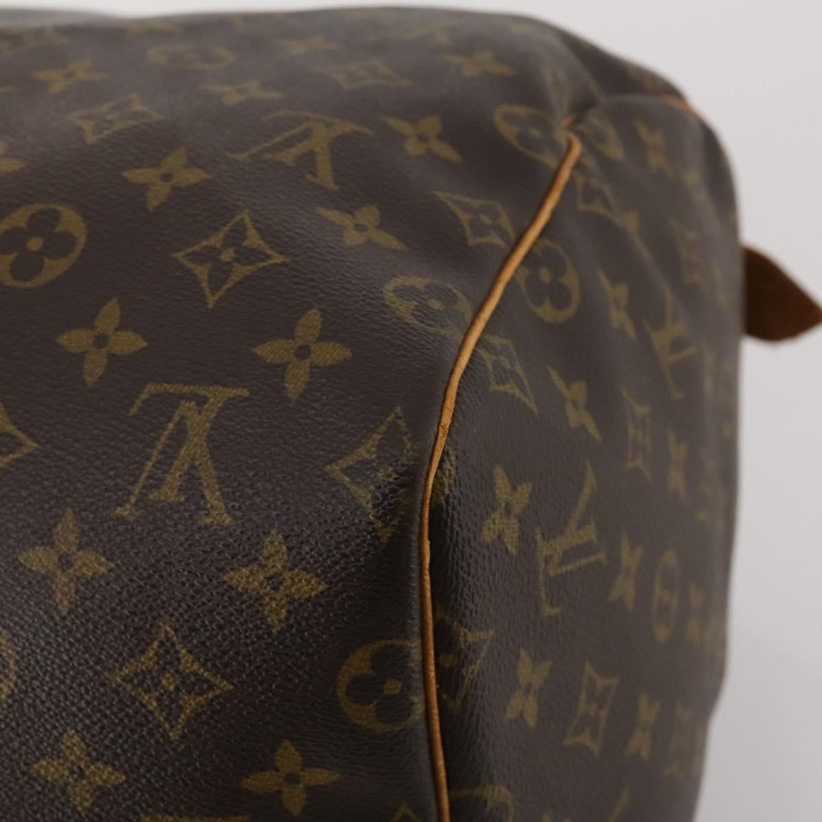 LOUIS VUITTON Monogram Keepall 55 Boston Bag M41424 LV Auth 193036