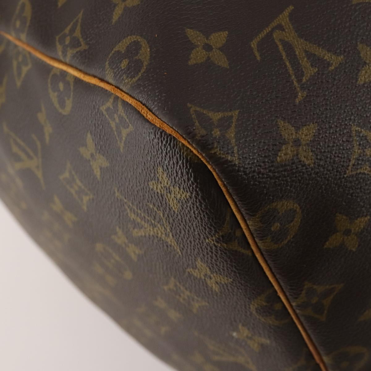 LOUIS VUITTON Monogram Keepall 55 Boston Bag M41424 LV Auth 193036