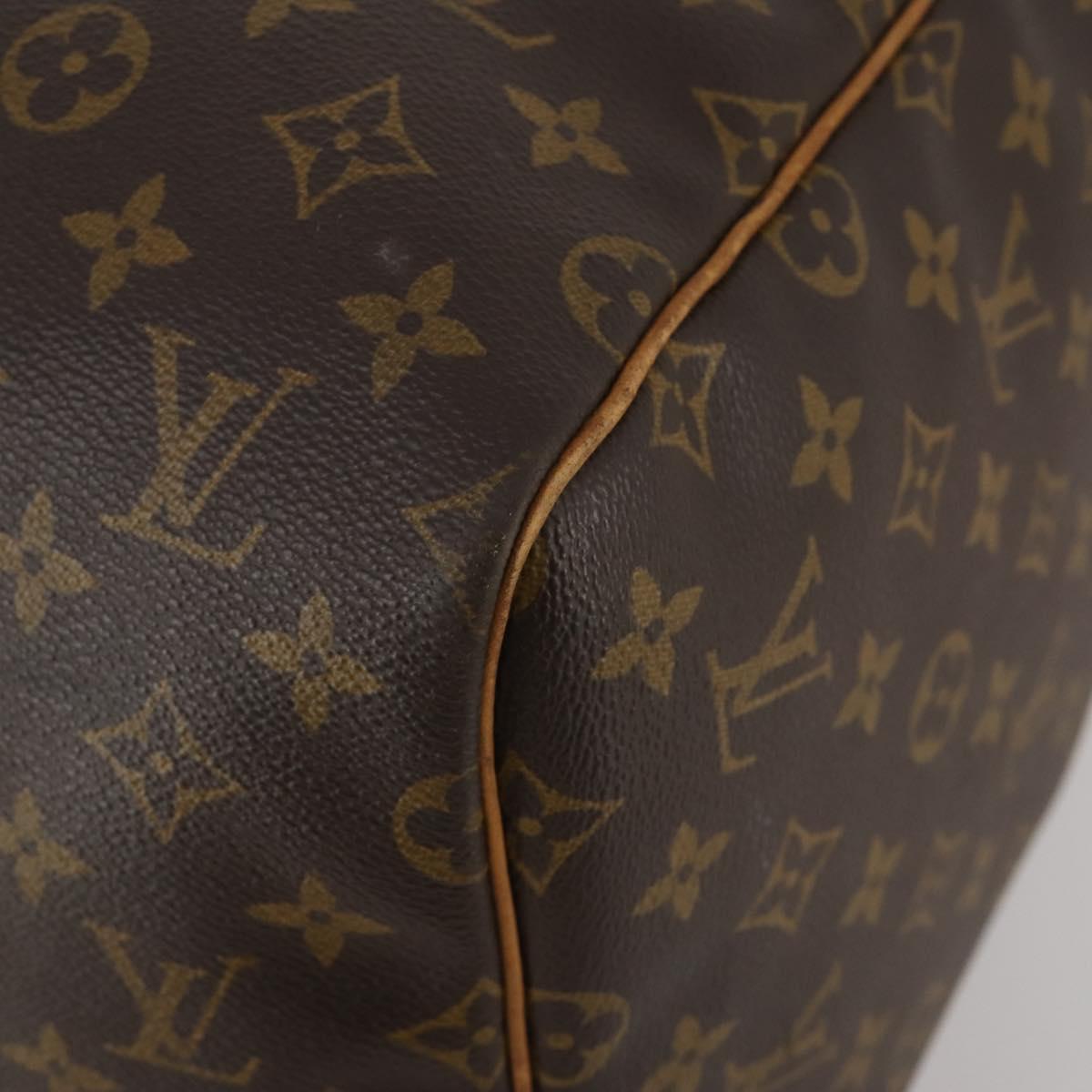 LOUIS VUITTON Monogram Keepall 55 Boston Bag M41424 LV Auth 193037