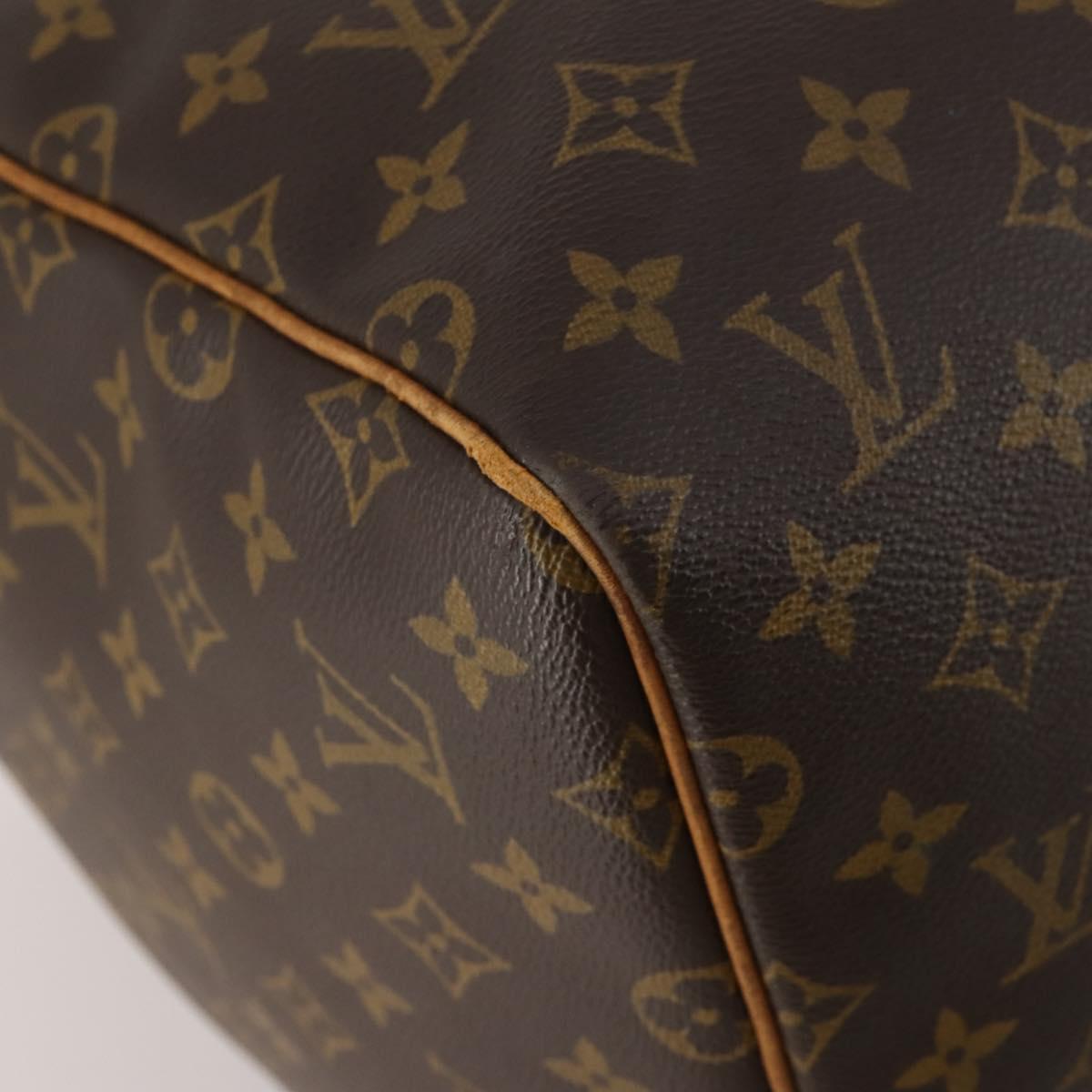 LOUIS VUITTON Monogram Keepall 55 Boston Bag M41424 LV Auth 193037