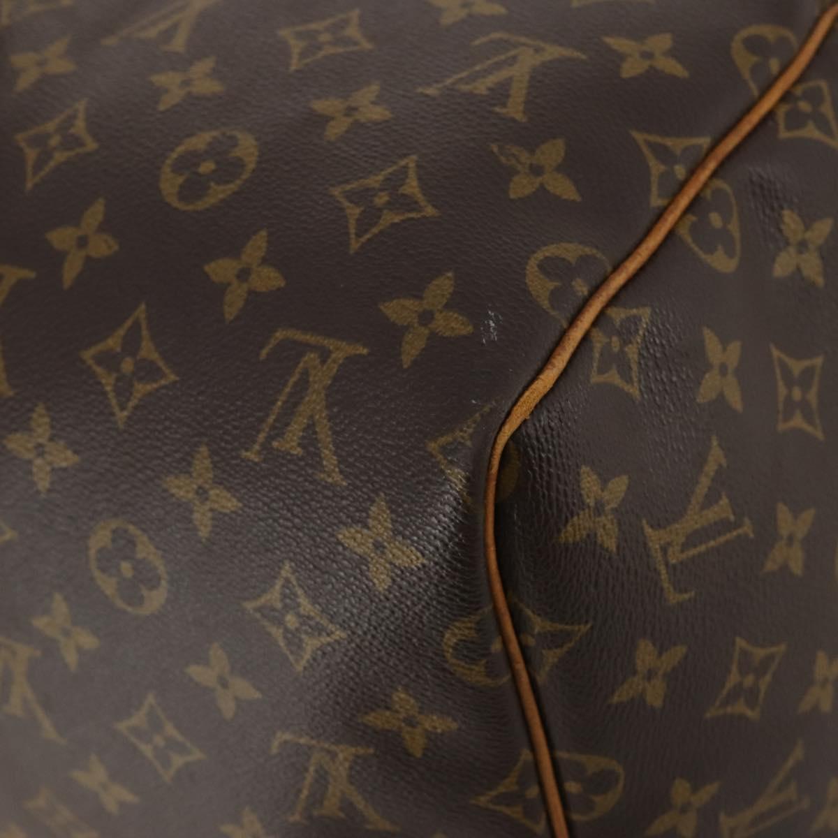 LOUIS VUITTON Monogram Keepall 55 Boston Bag M41424 LV Auth 193037