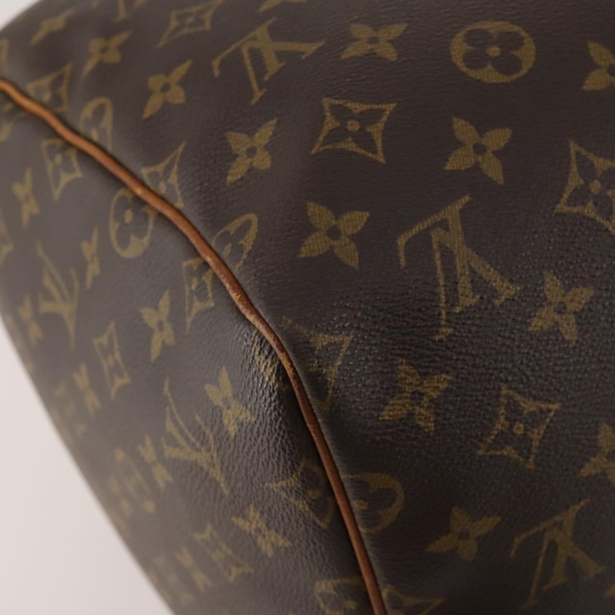 LOUIS VUITTON Monogram Keepall 55 Boston Bag M41424 LV Auth 193037