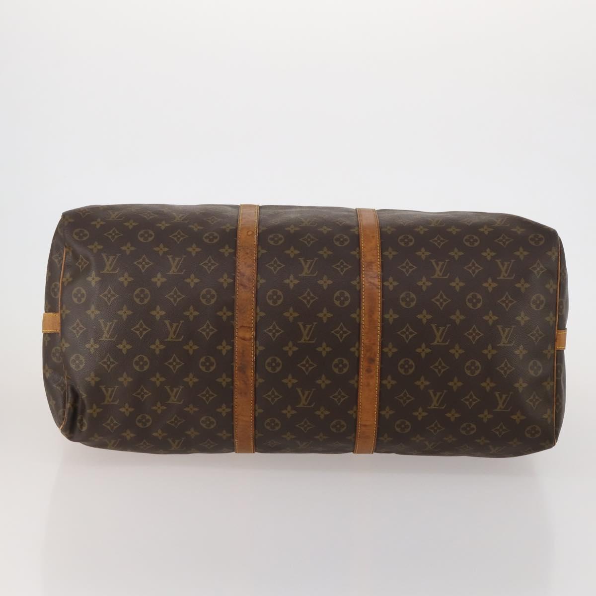 LOUIS VUITTON Monogram Keepall Bandouliere 60 Boston Bag M41412 LV Auth 193038