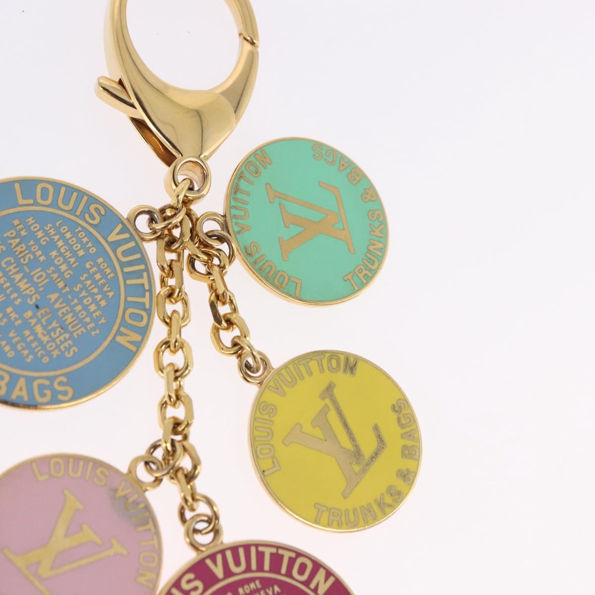 LOUIS VUITTON Porte Cles Gloves Charm metal Multicolor M65729 LV Auth 193039V