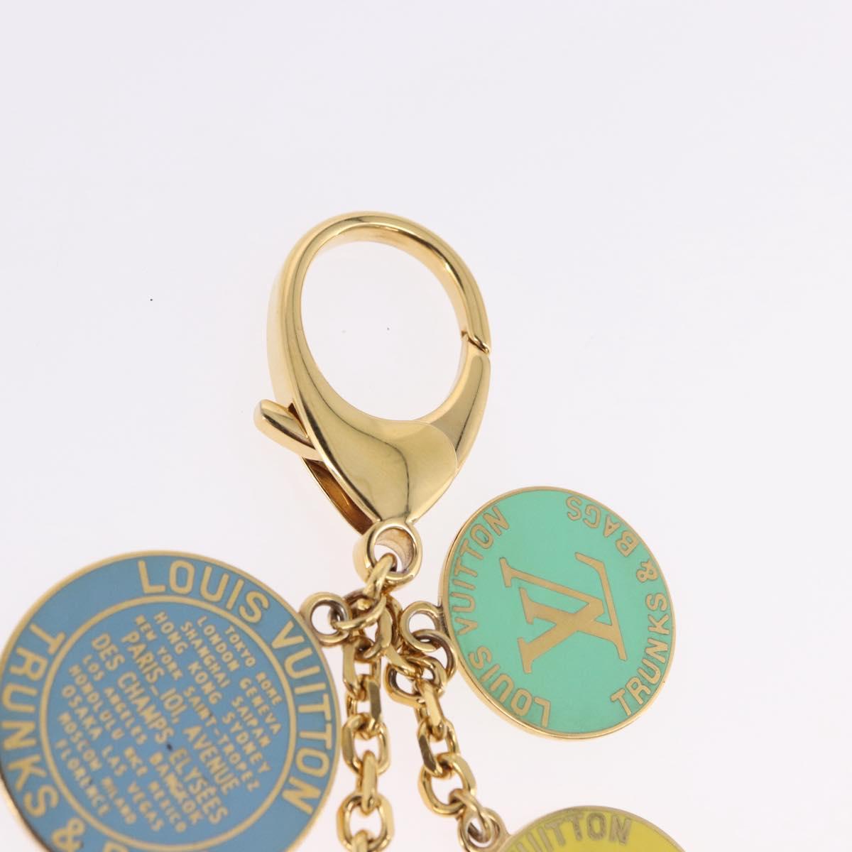 LOUIS VUITTON Porte Cles Gloves Charm metal Multicolor M65729 LV Auth 193039V