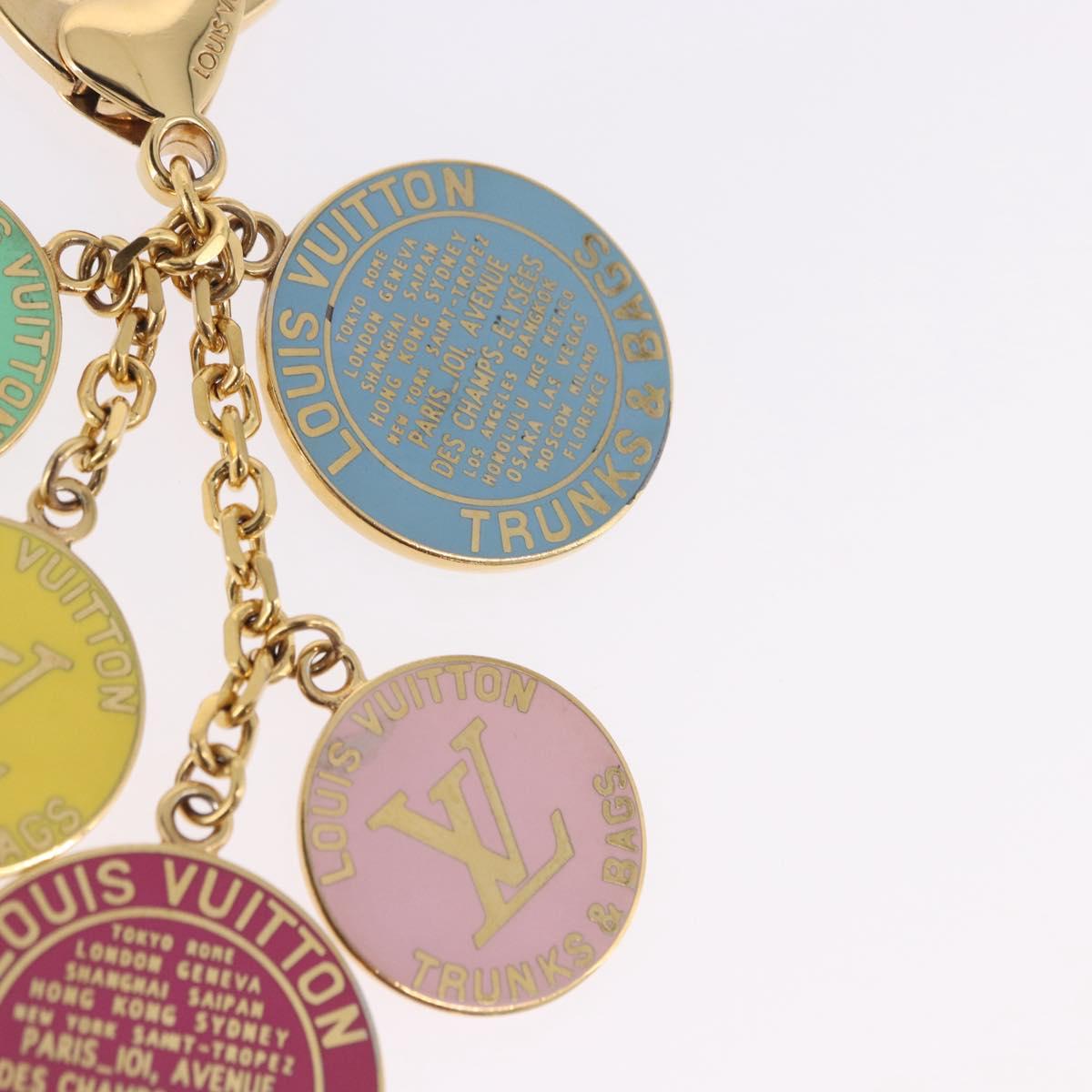 LOUIS VUITTON Porte Cles Gloves Charm metal Multicolor M65729 LV Auth 193039V