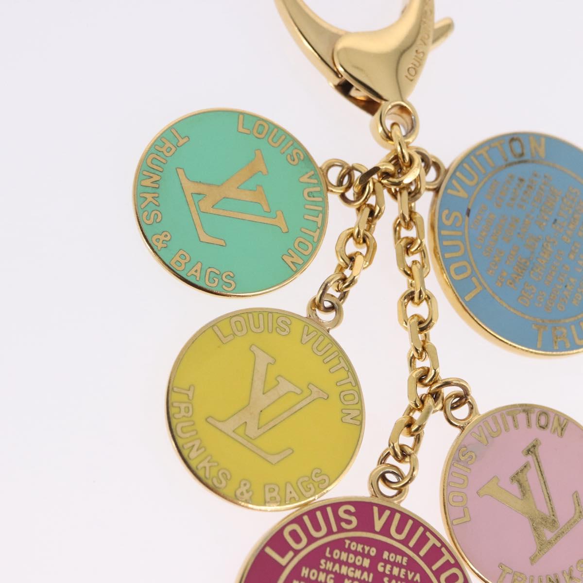 LOUIS VUITTON Porte Cles Gloves Charm metal Multicolor M65729 LV Auth 193039V