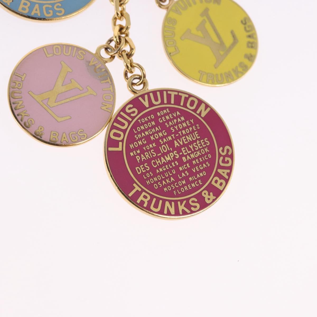 LOUIS VUITTON Porte Cles Gloves Charm metal Multicolor M65729 LV Auth 193039V