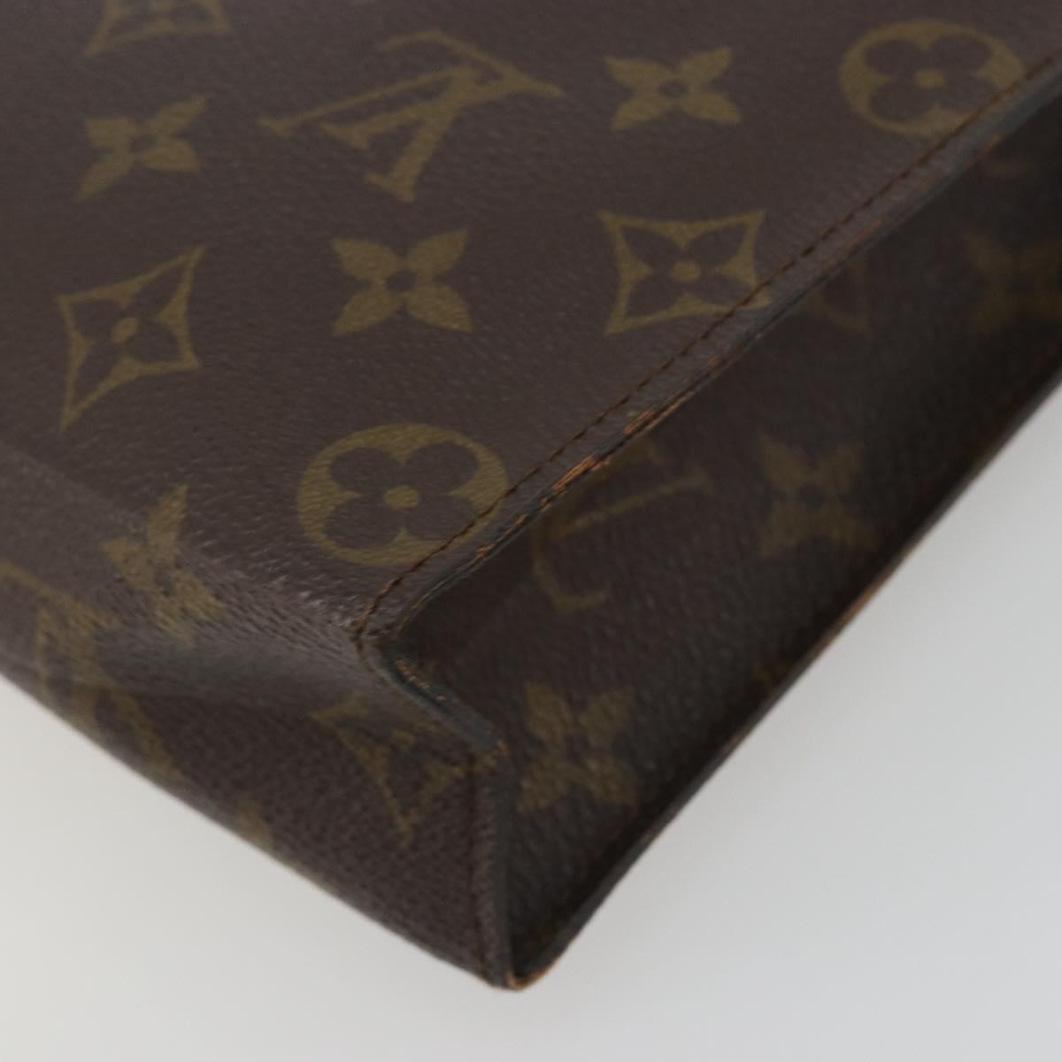 LOUIS VUITTON Monogram Poche Toilette 26 Pouch M47542 LV Auth 193058