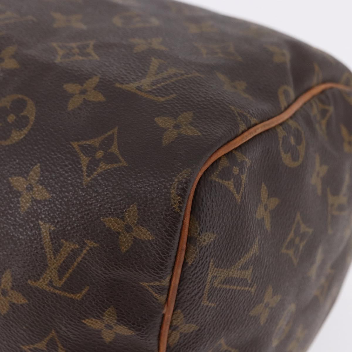 LOUIS VUITTON Monogram Speedy 30 Hand Bag M41526 LV Auth 193059