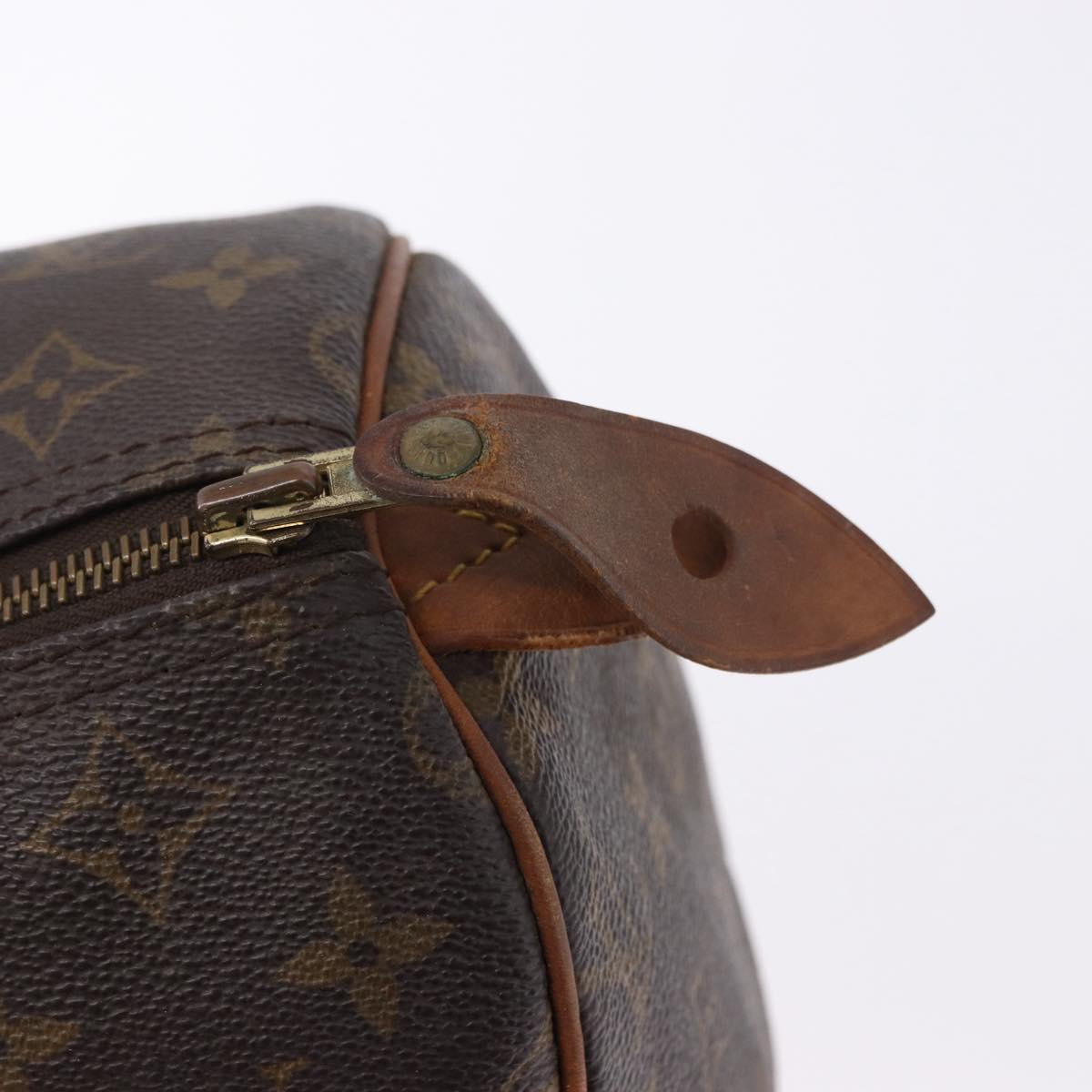 LOUIS VUITTON Monogram Speedy 30 Hand Bag M41526 LV Auth 193059
