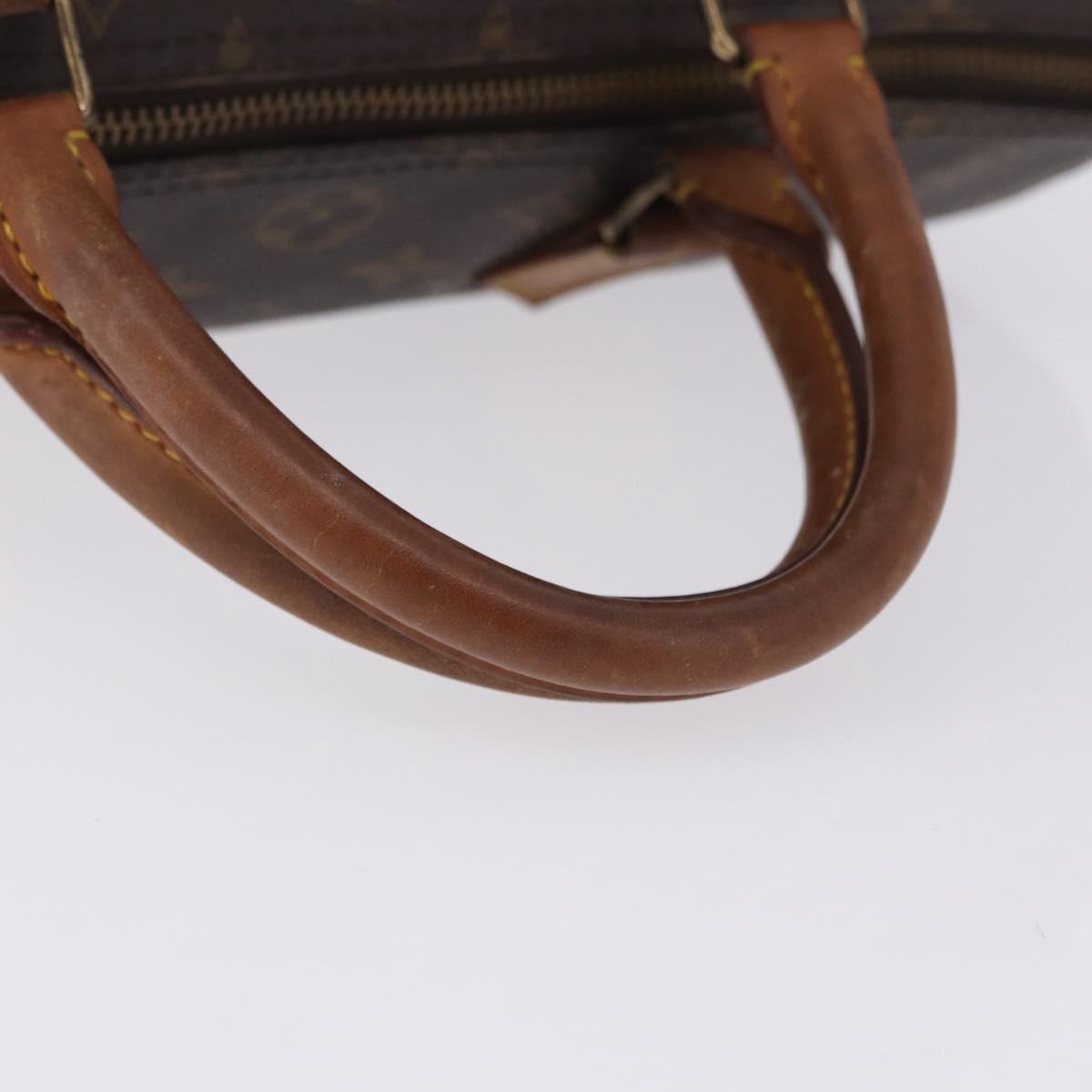 LOUIS VUITTON Monogram Speedy 30 Hand Bag M41526 LV Auth 193059