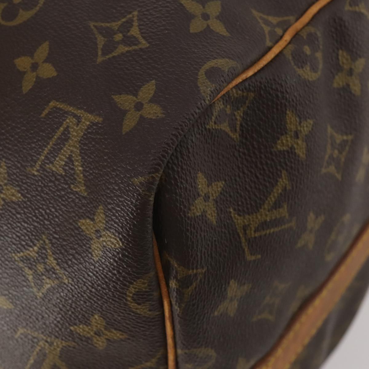 LOUIS VUITTON Monogram Keepall Bandouliere 55 Boston Bag M41414 LV Auth 193061