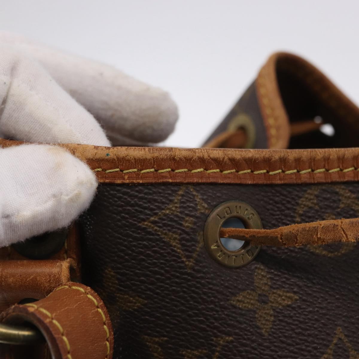 LOUIS VUITTON Monogram Noe Shoulder Bag M42224 LV Auth 193063
