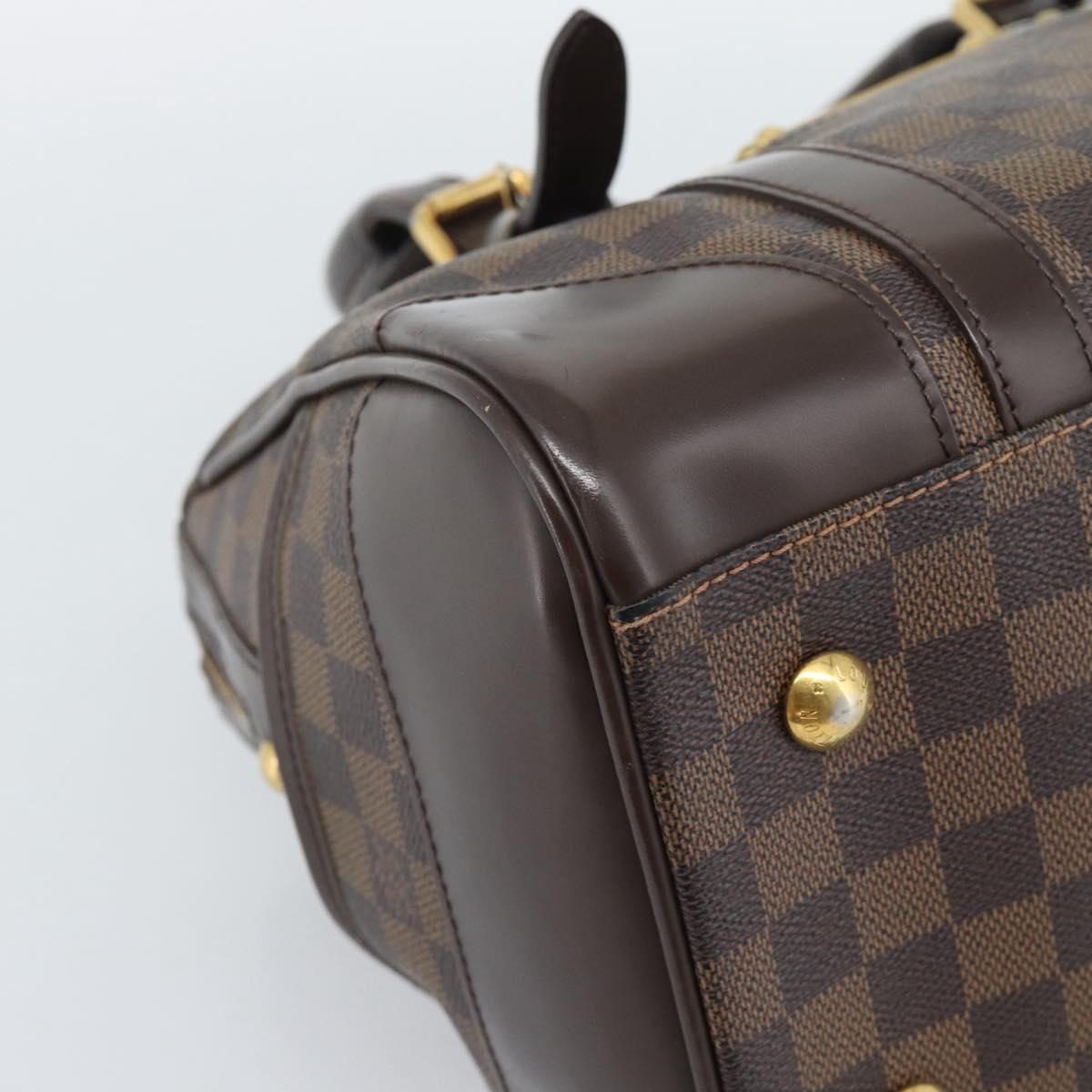 LOUIS VUITTON Damier Ebene Berkeley Hand Bag N52000 LV Auth 193081