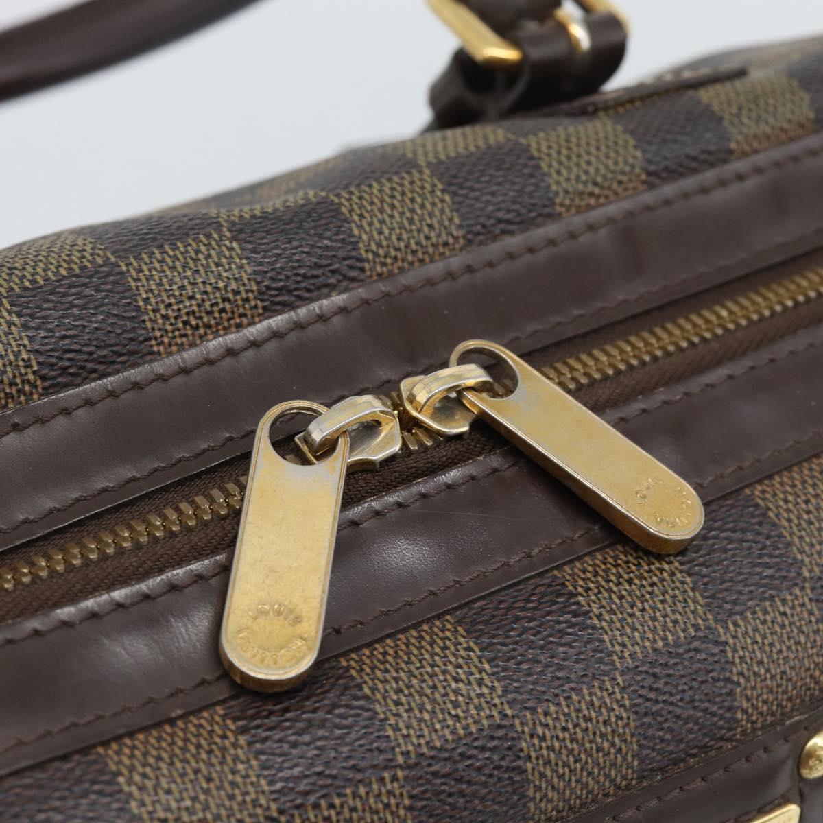 LOUIS VUITTON Damier Ebene Berkeley Hand Bag N52000 LV Auth 193081