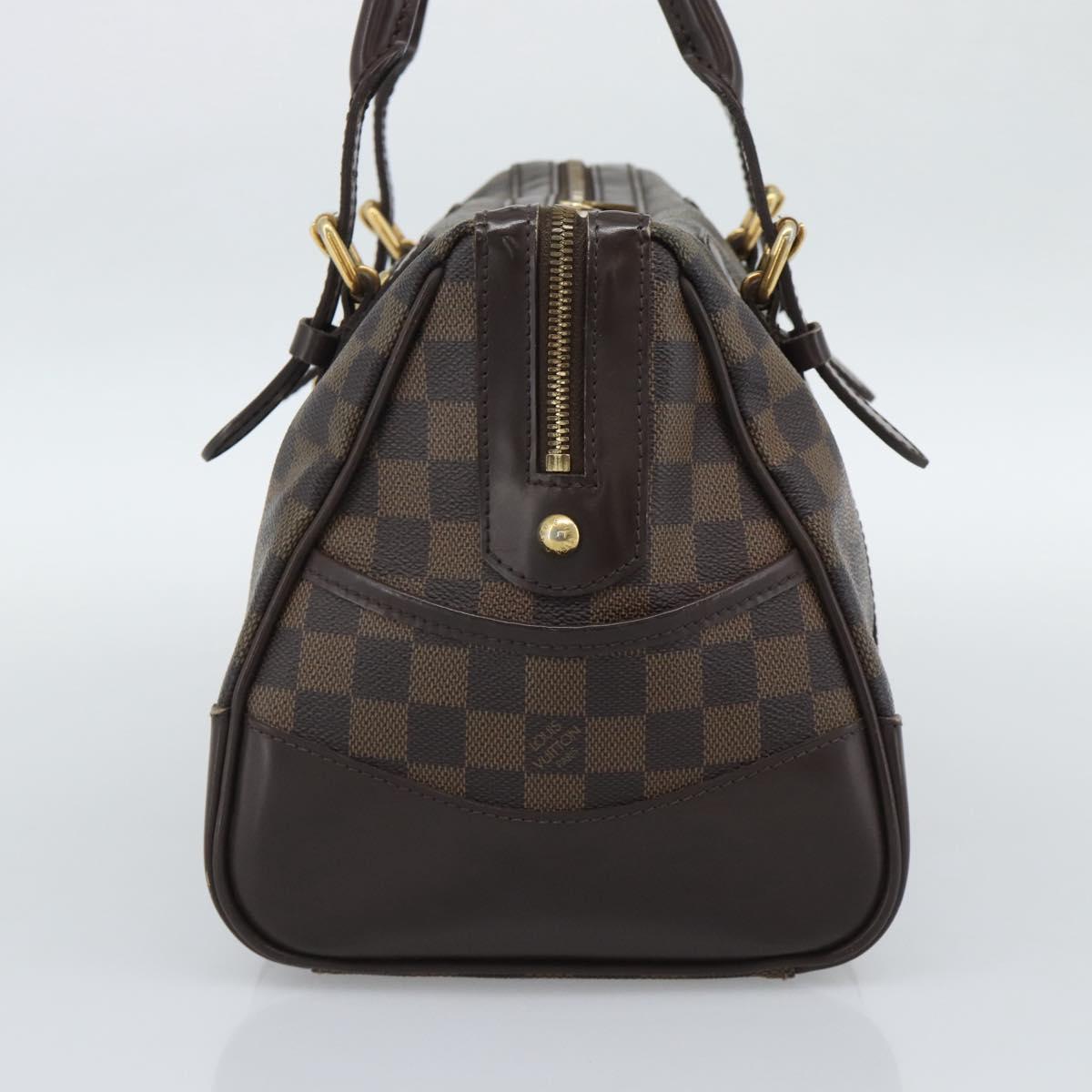 LOUIS VUITTON Damier Ebene Berkeley Hand Bag N52000 LV Auth 193081