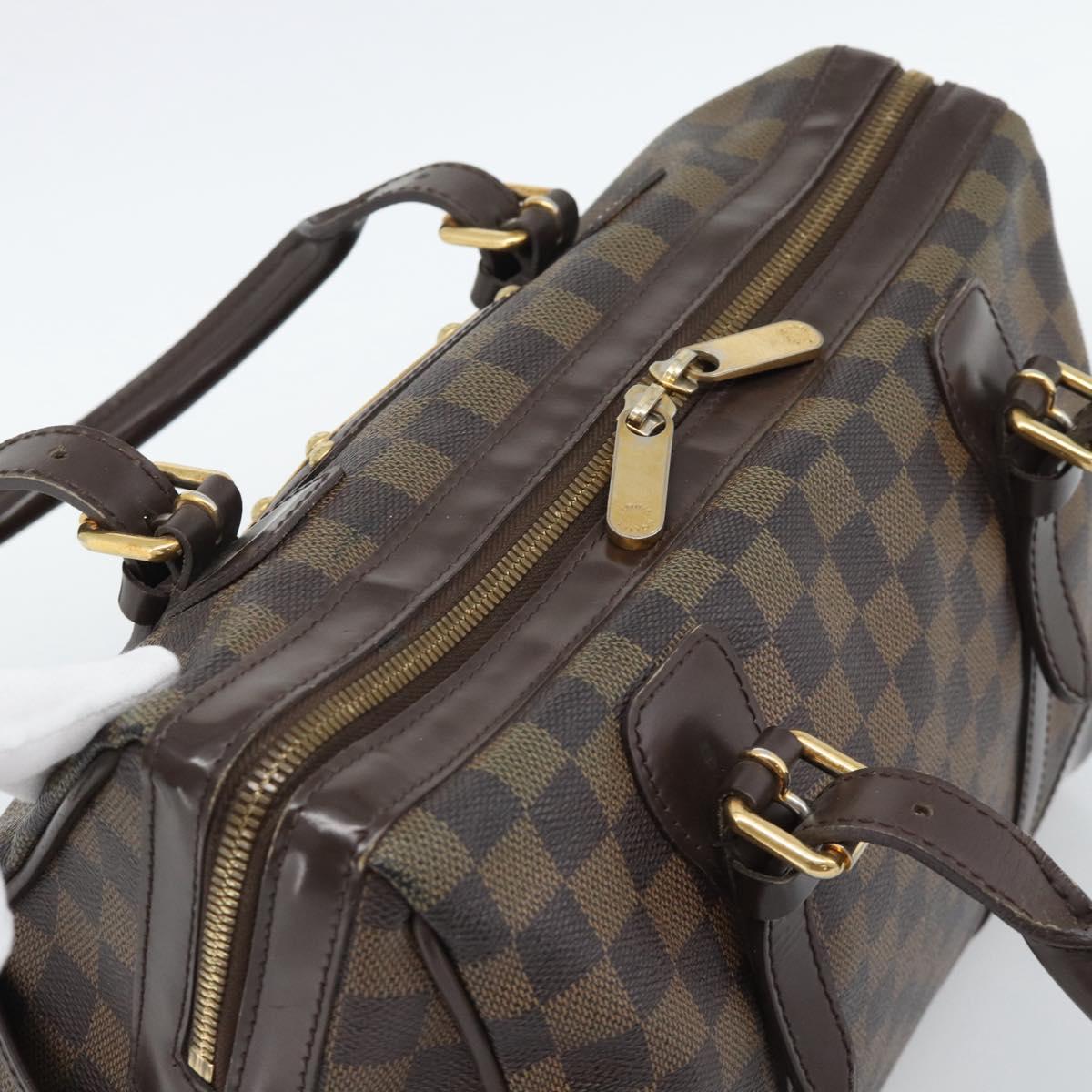 LOUIS VUITTON Damier Ebene Berkeley Hand Bag N52000 LV Auth 193081