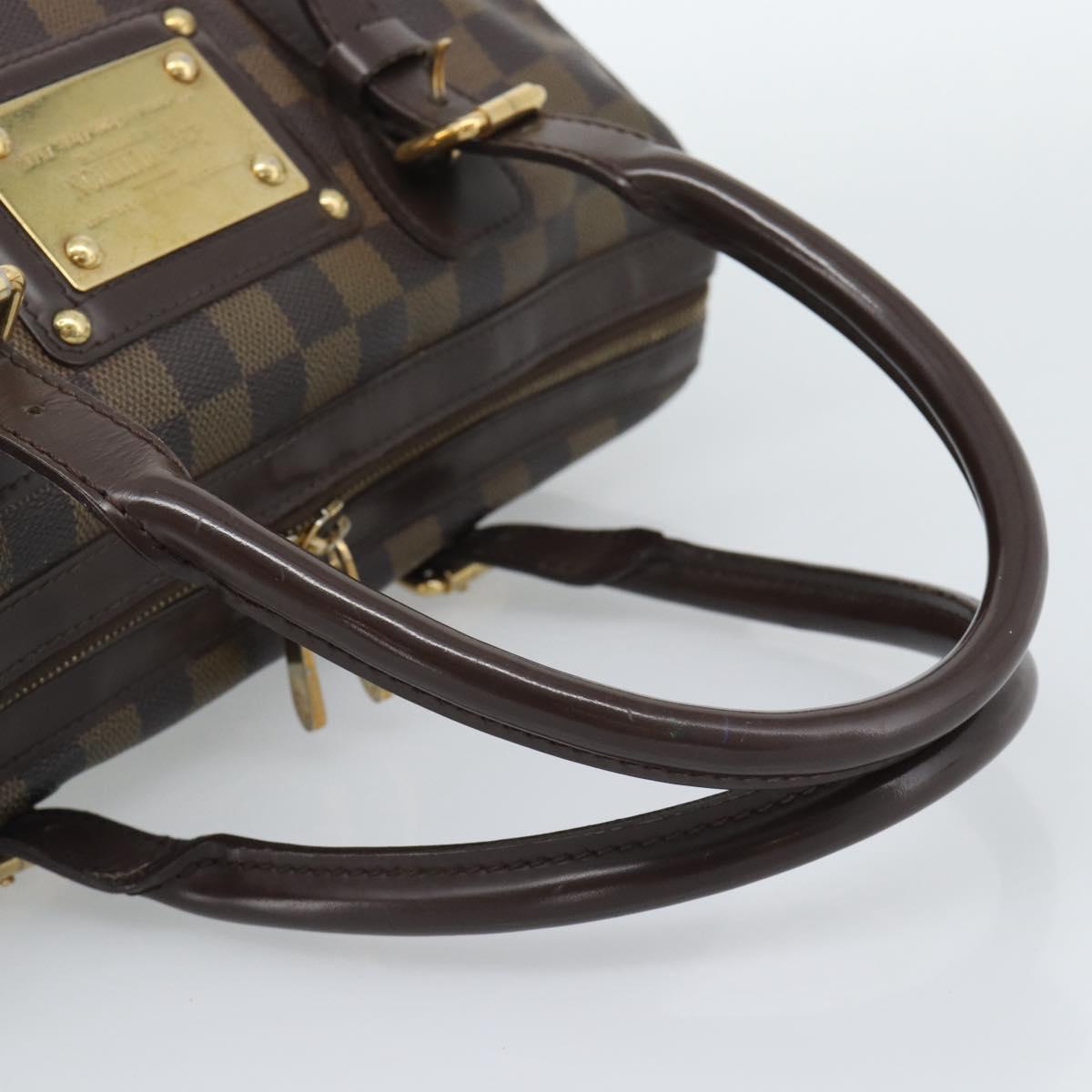 LOUIS VUITTON Damier Ebene Berkeley Hand Bag N52000 LV Auth 193081