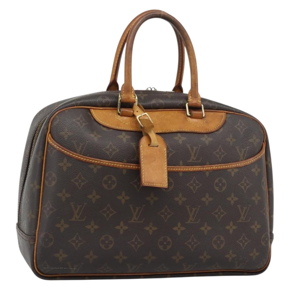LOUIS VUITTON Monogram Deauville Hand Bag M47270 LV Auth 193090