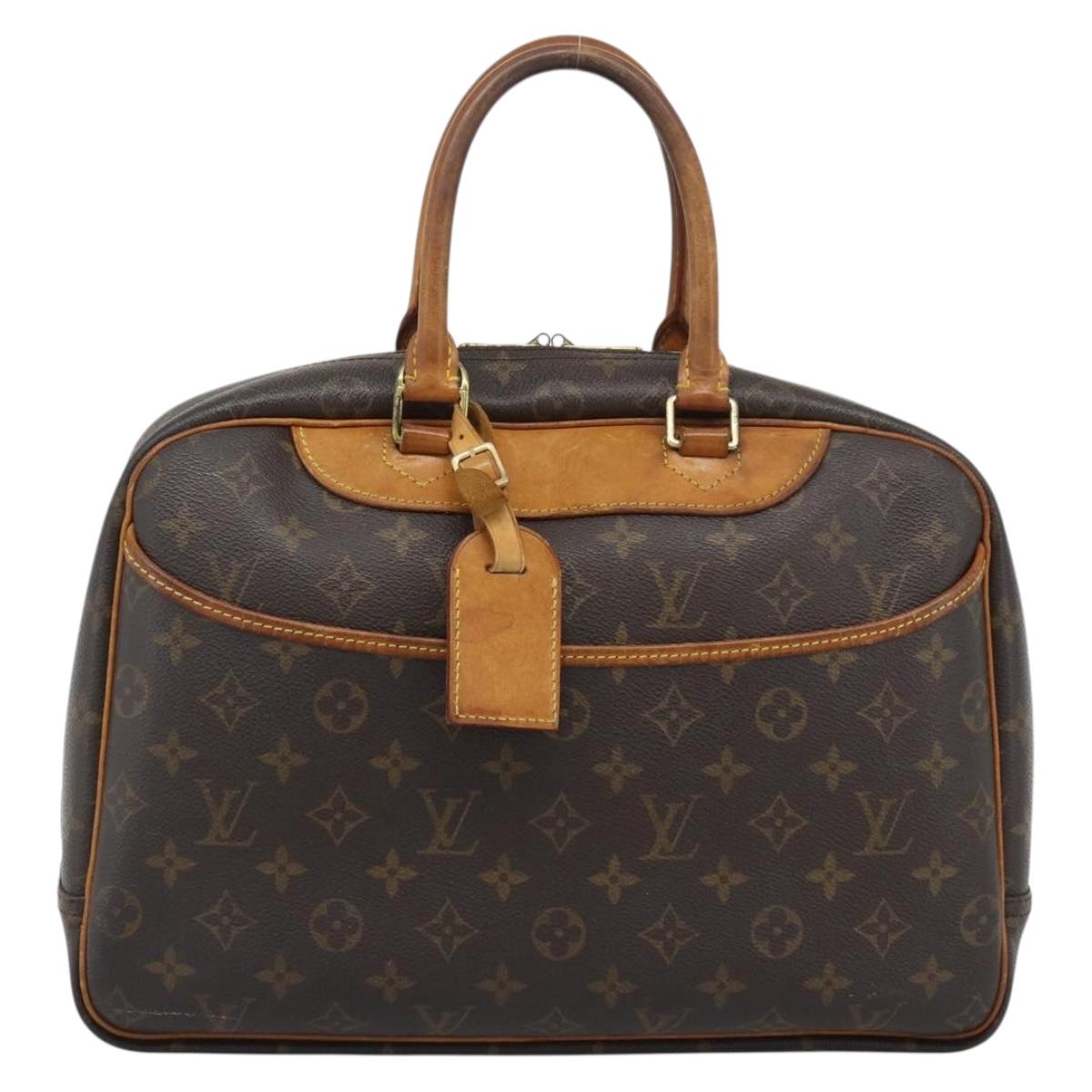 LOUIS VUITTON Monogram Deauville Hand Bag M47270 LV Auth 193090